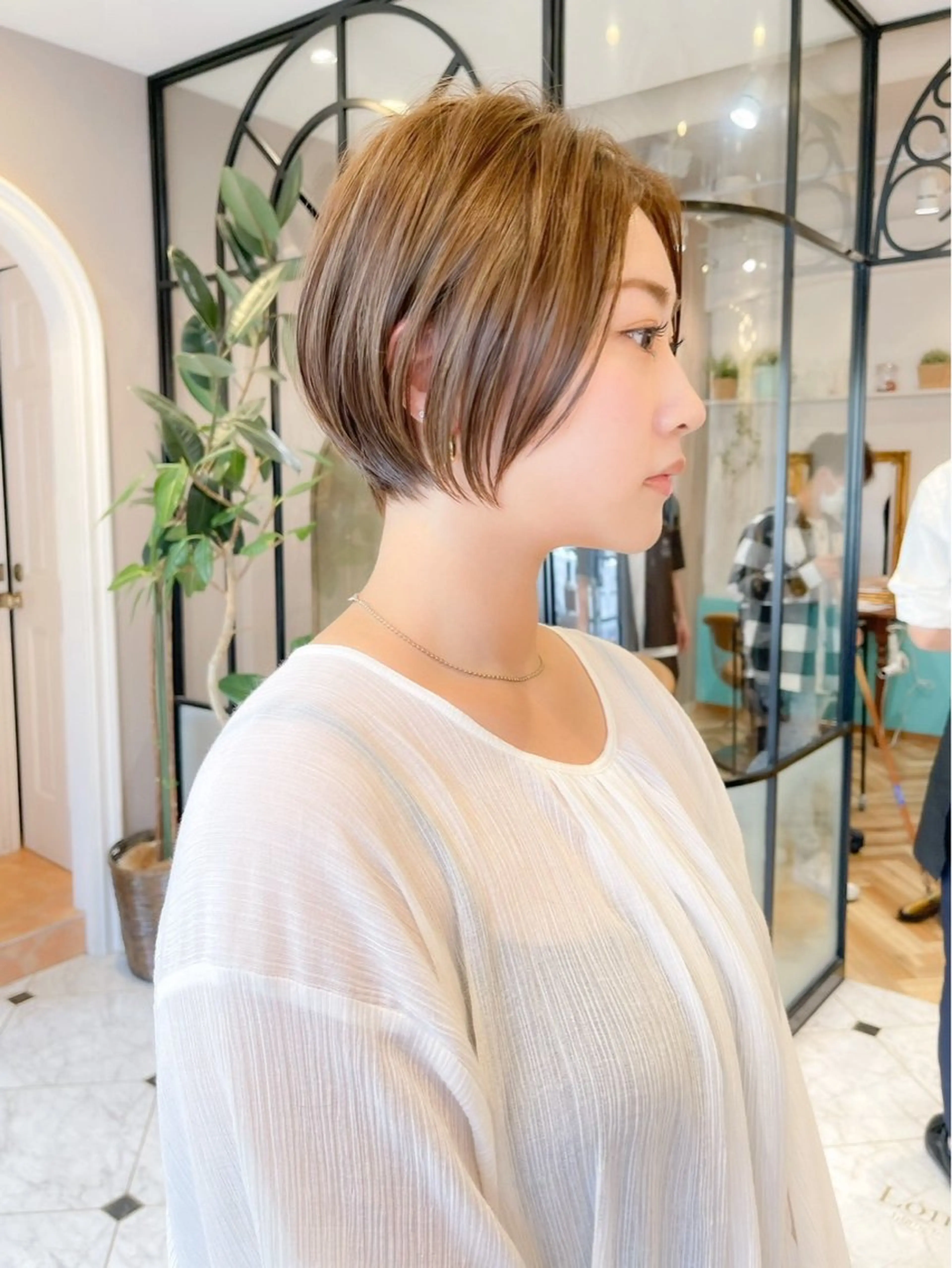 ショート ショートボブ ボブ ショートヘア 宍戸 崇人のヘアスタイル