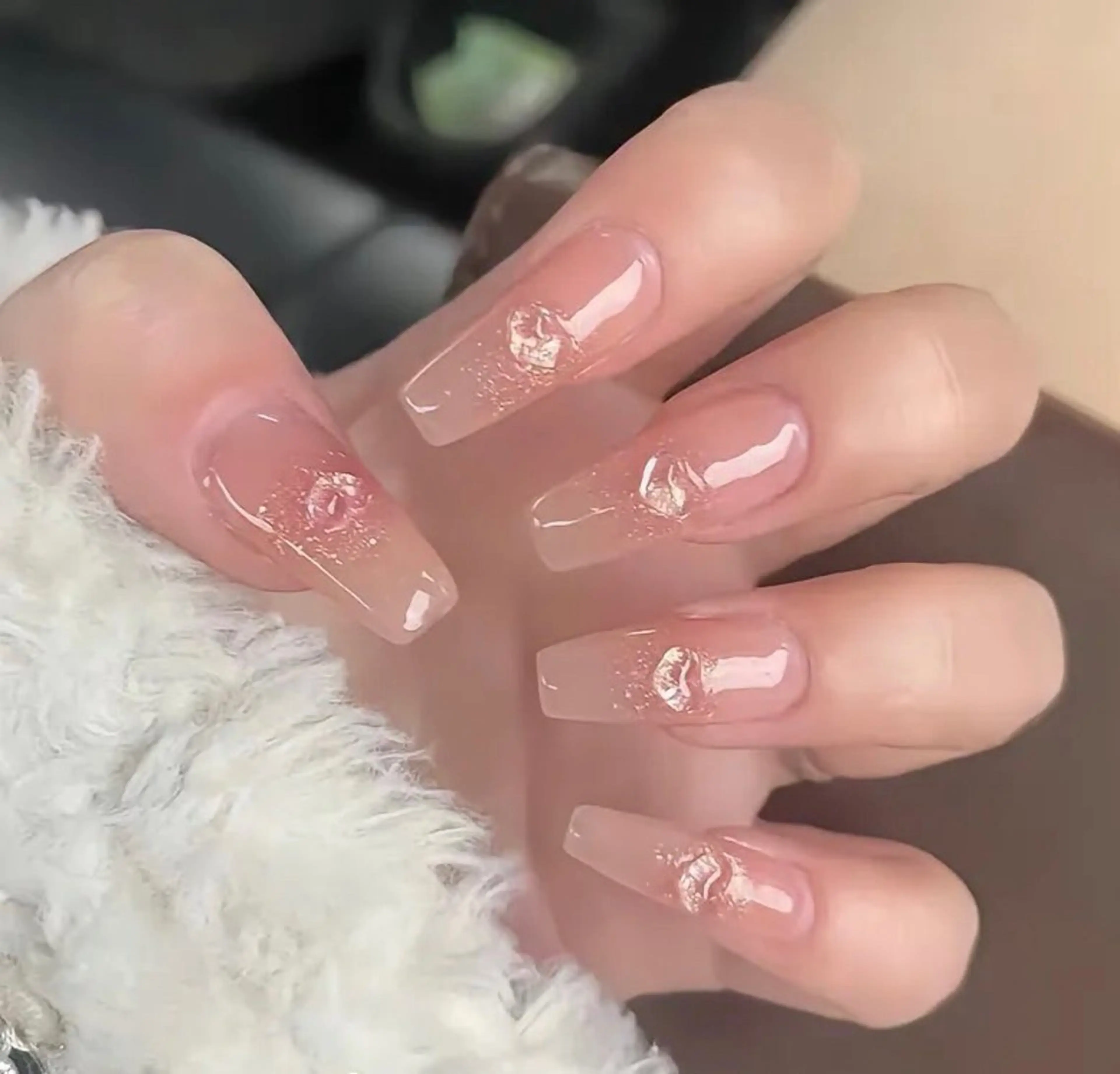ネイル 長さ出し フットネイル フレンチネイル ジェルネイル 韓国ネイル ゆず- Nail Salonのネイルデザイン