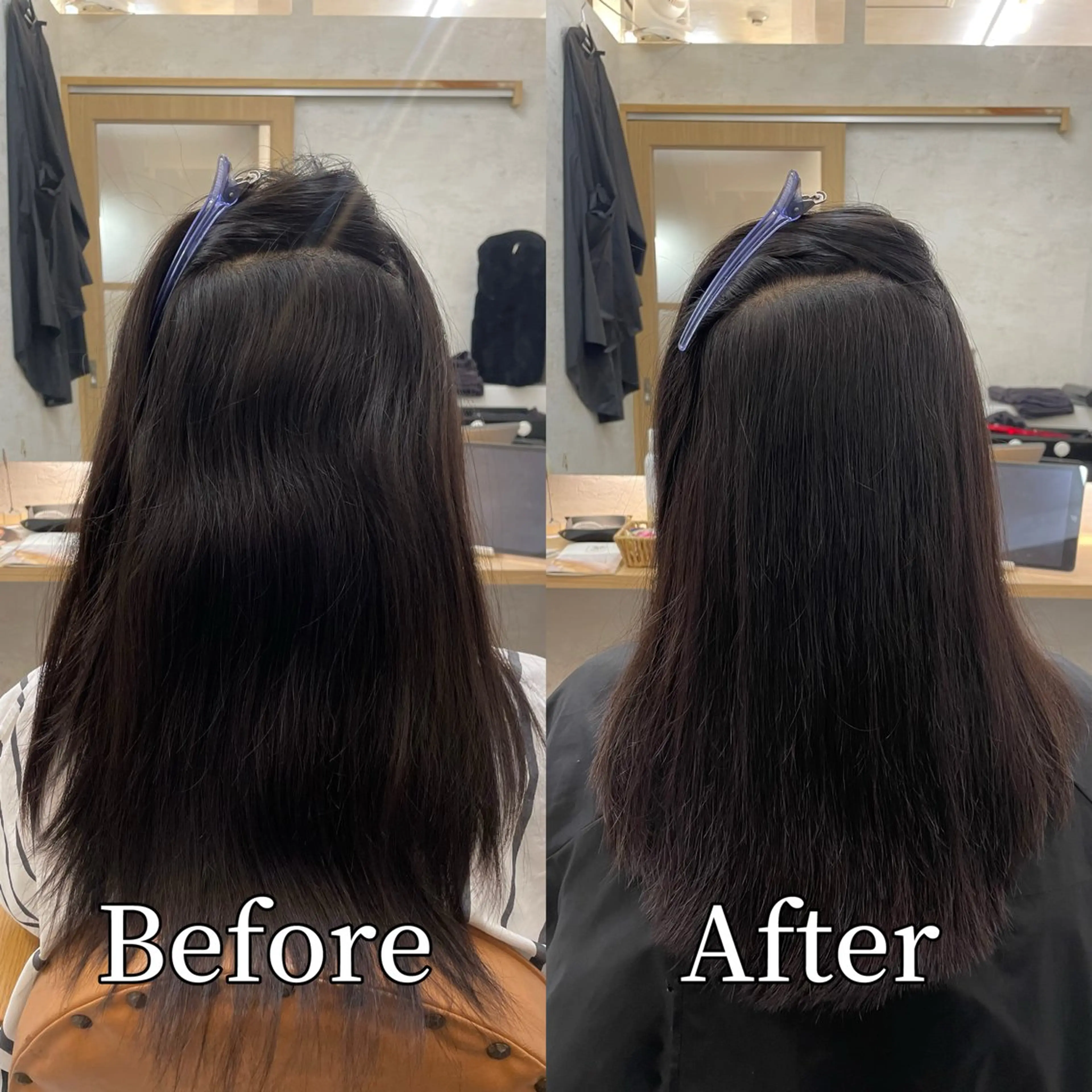 ロング パーマ カット 縮毛矯正 トリートメント 高橋 芽衣のヘアスタイル