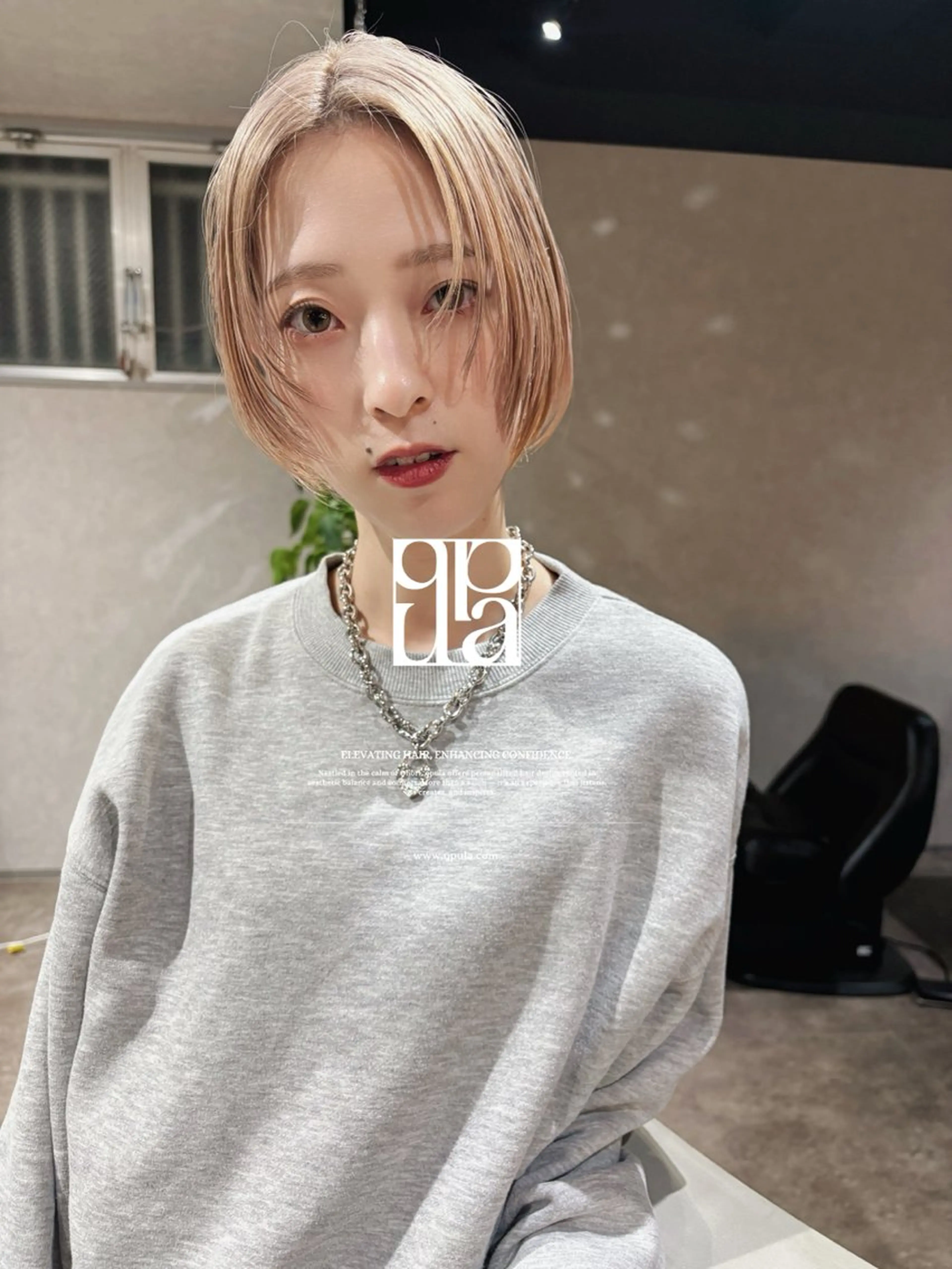 ショート カット ヘアカラー トリートメント qpula クプラのヘアスタイル