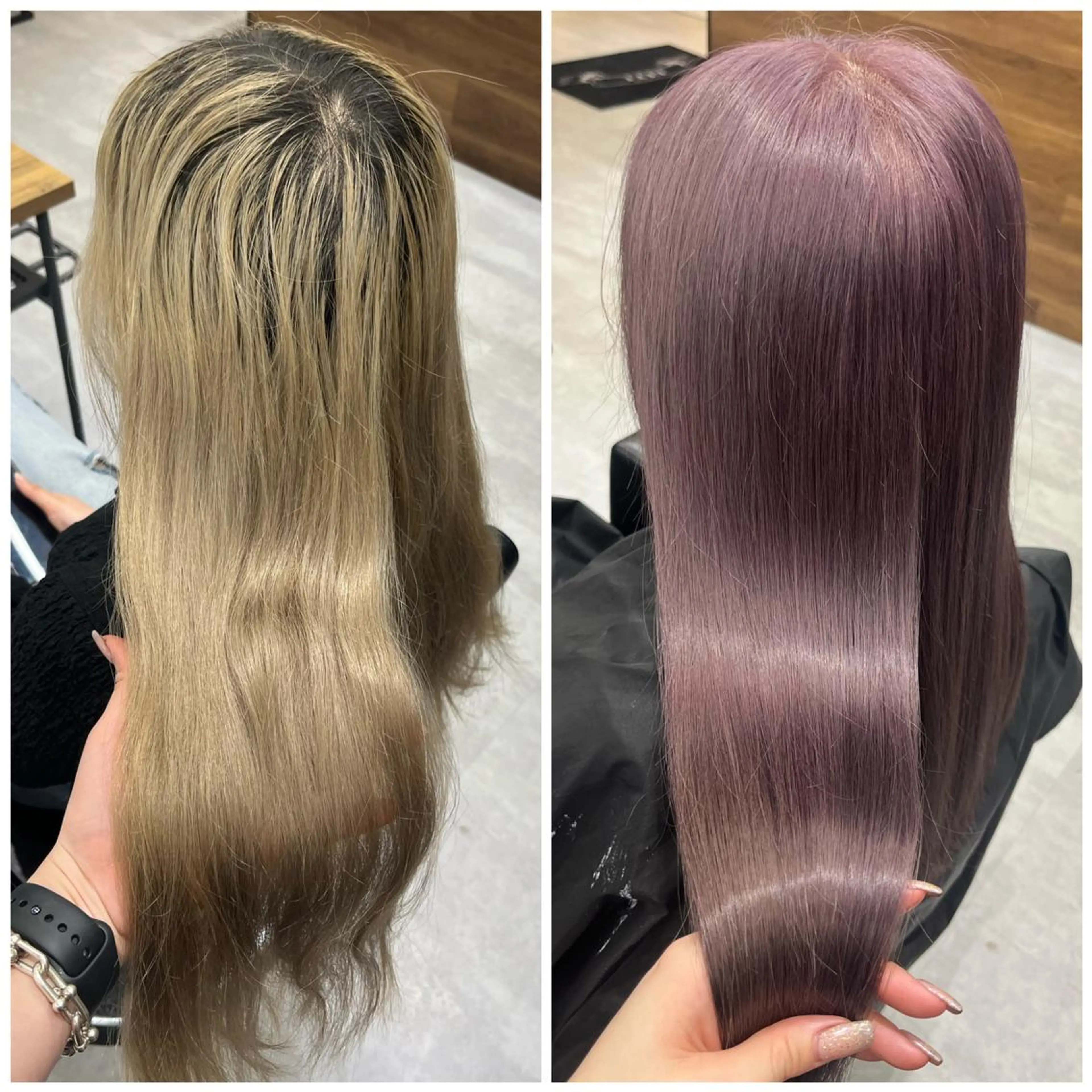 ロング カラー ヘアカラー トリートメント MAKO ❤️🔥NEXTのヘアスタイル