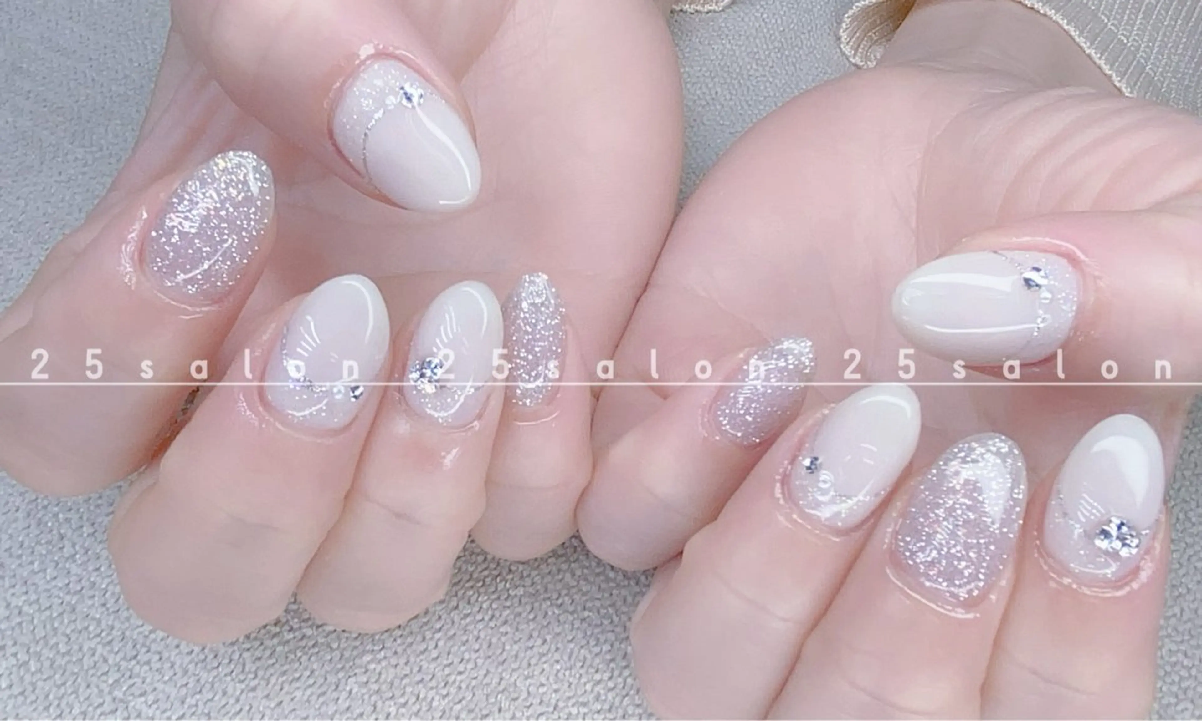 ネイル ジェルネイル 韓国ネイル ニュアンスネイル パラジェル ワンホンネイル 2 5のマツエク・マツパデザイン