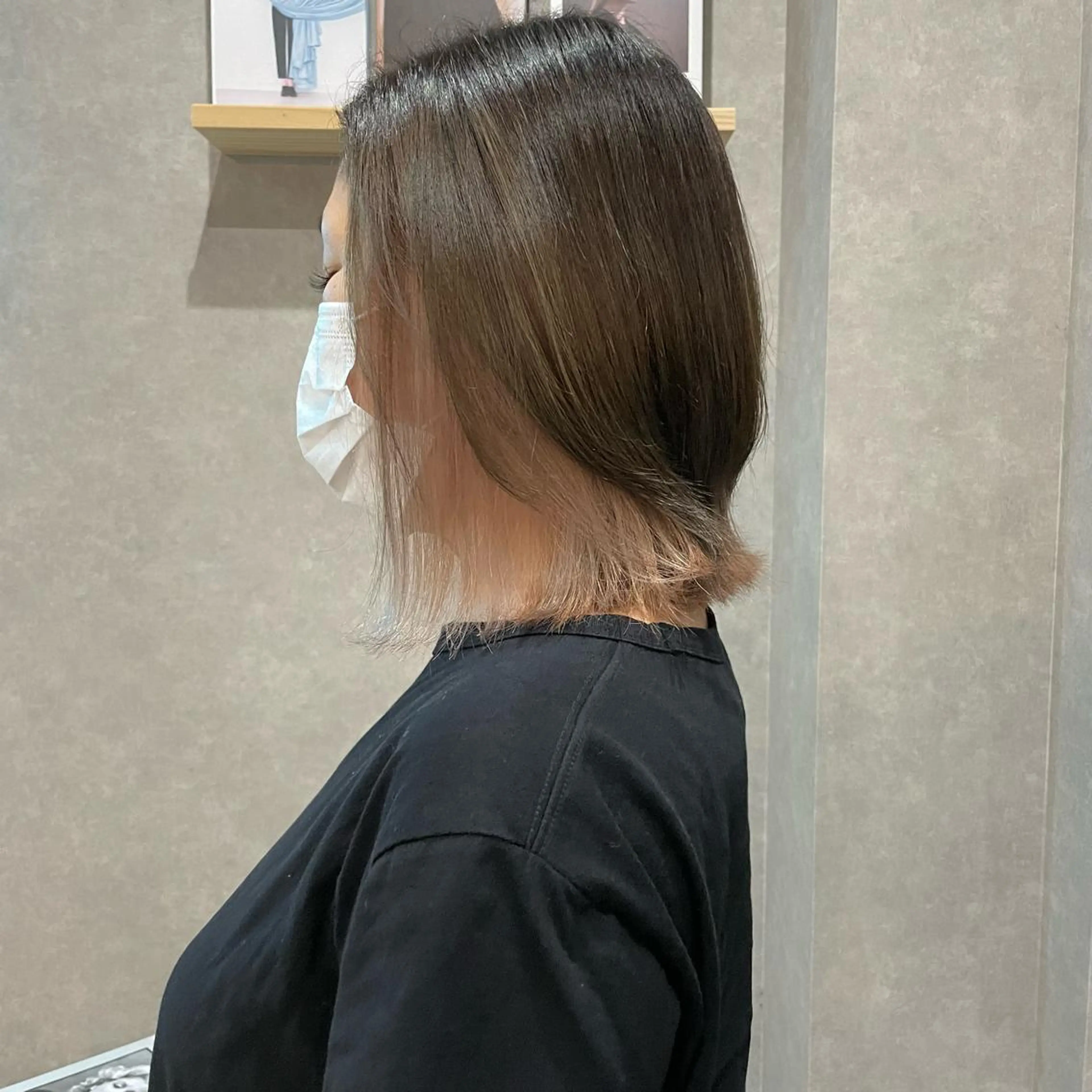 ミディアム カラー はちすか るかのヘアスタイル