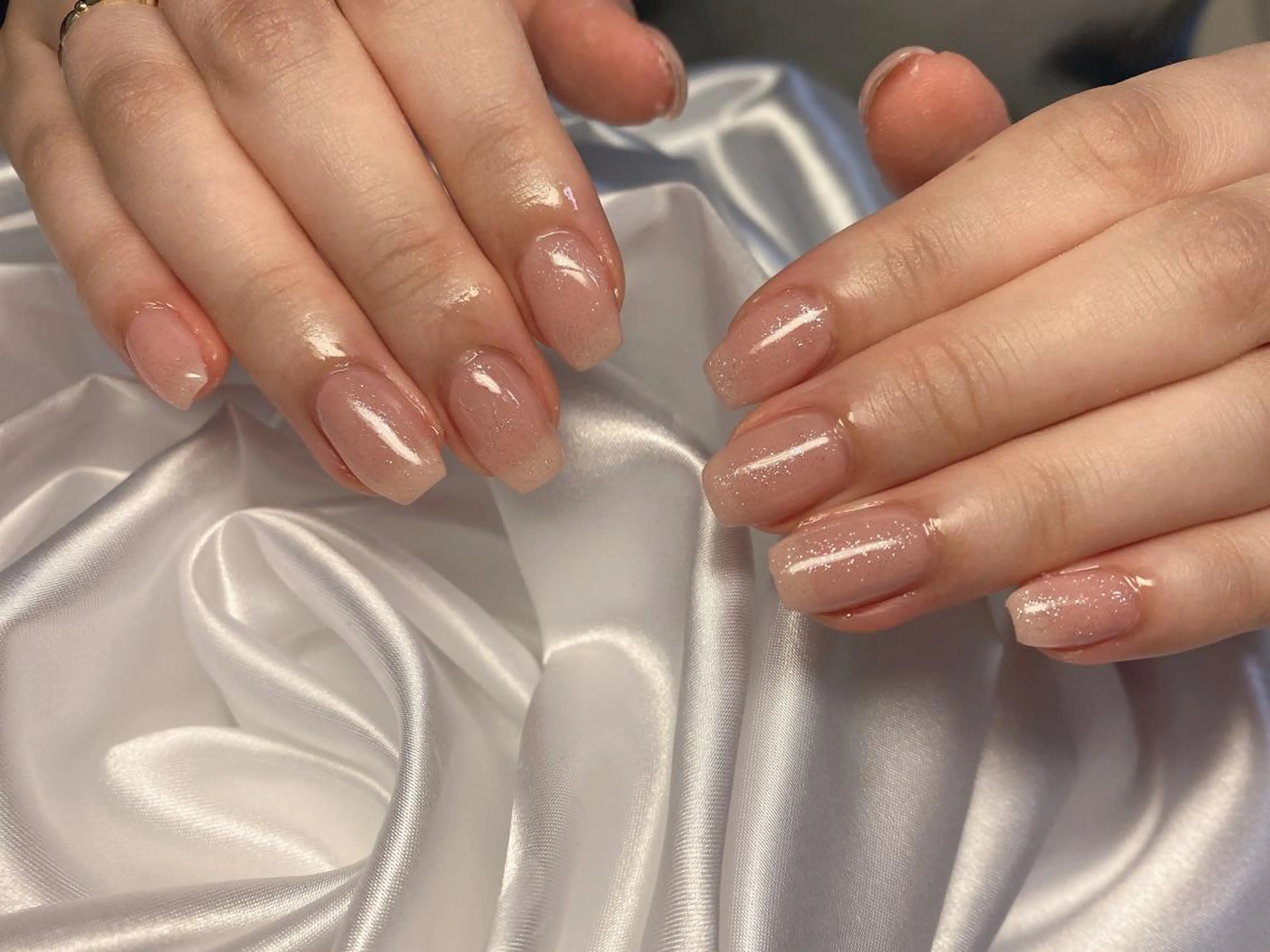 ネイル ラメ(グリッター) ハンドネイル Nailsalon MONのネイルデザイン