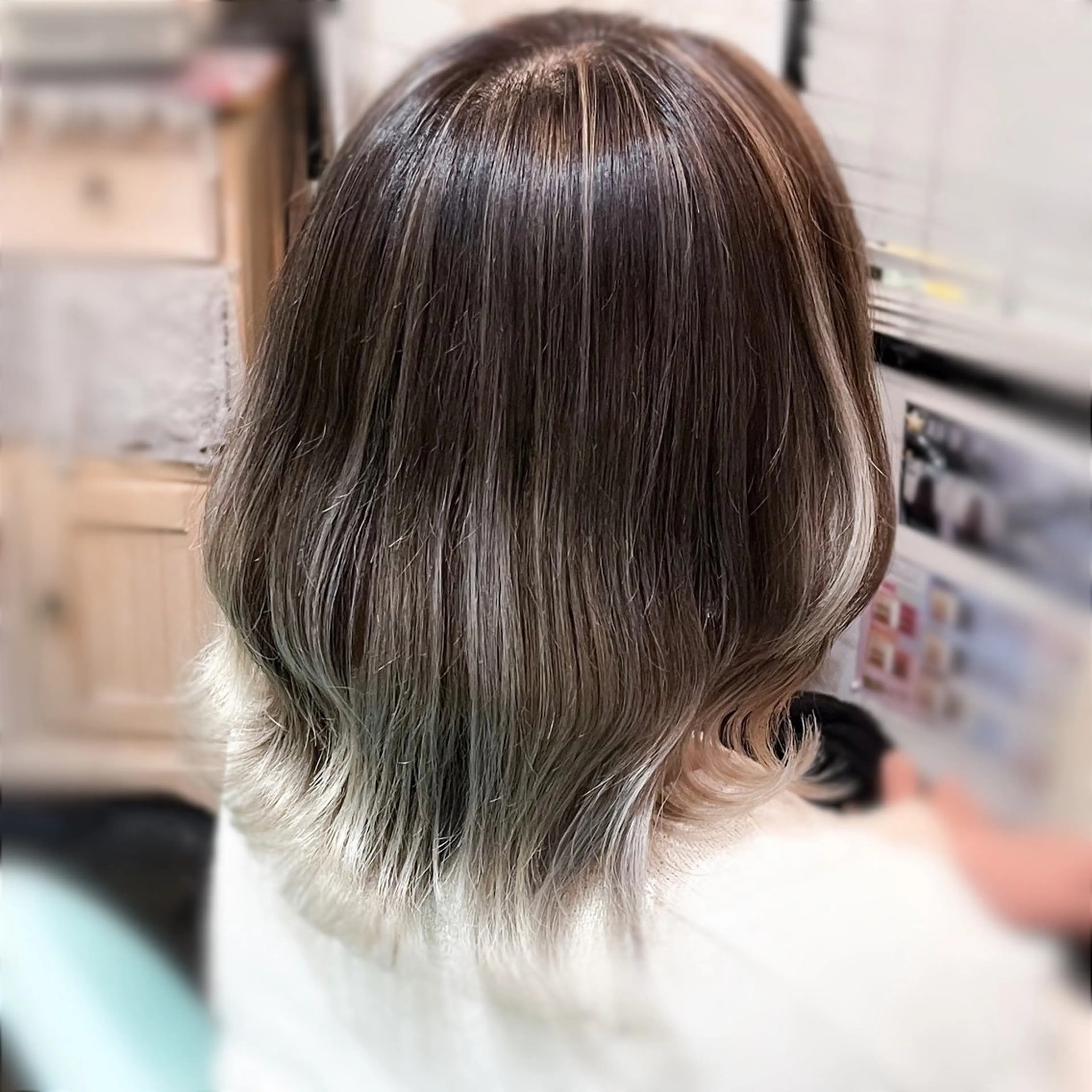 ロング カラー ヘアアレンジ バレイヤージュ ブリーチ ケアブリーチ レイヤーカット トリートメント ヘアカラー トリートメント Kimura Shinyaのヘアスタイル