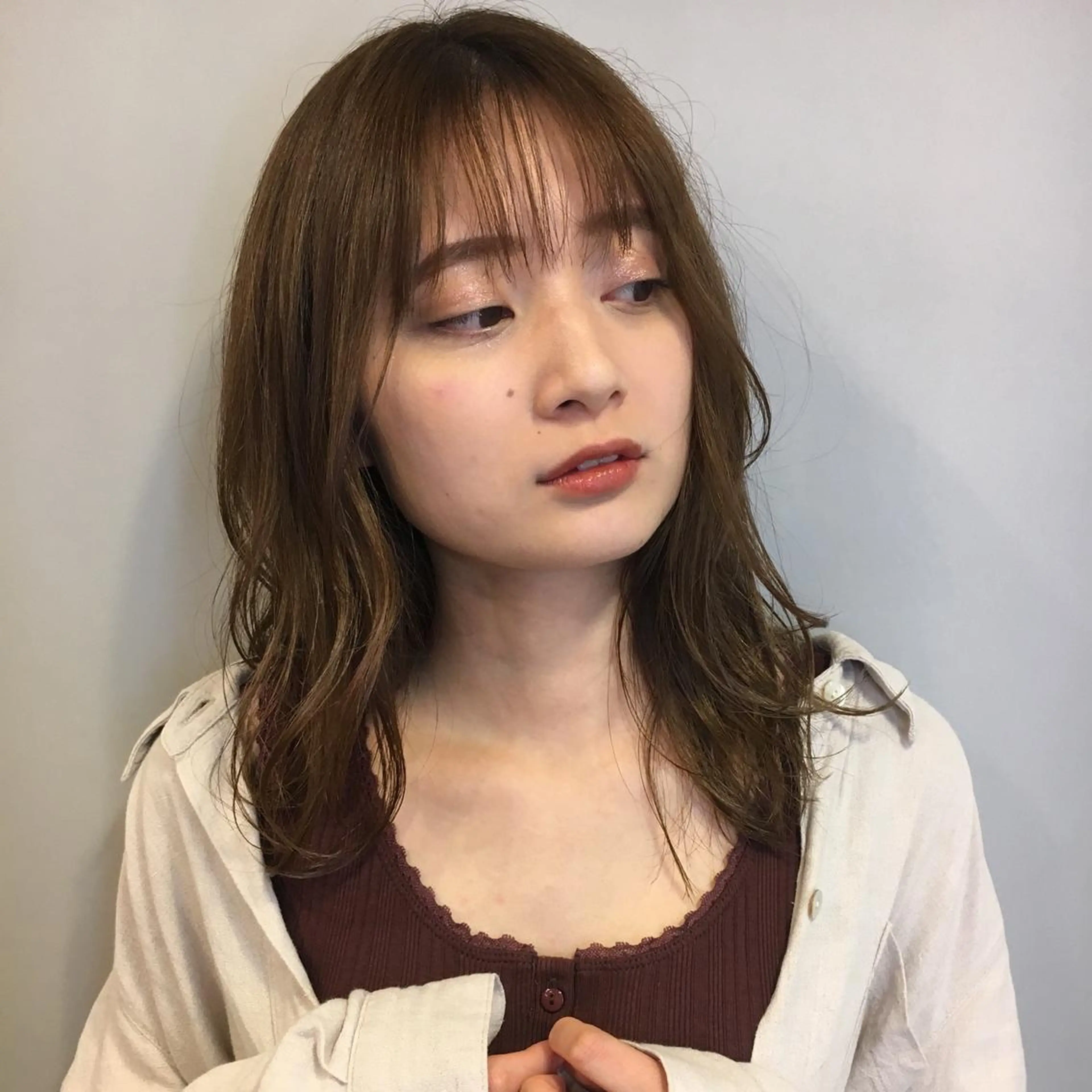 セミロング カラー ヘアアレンジ 込山 瑞帆のその他イメージ