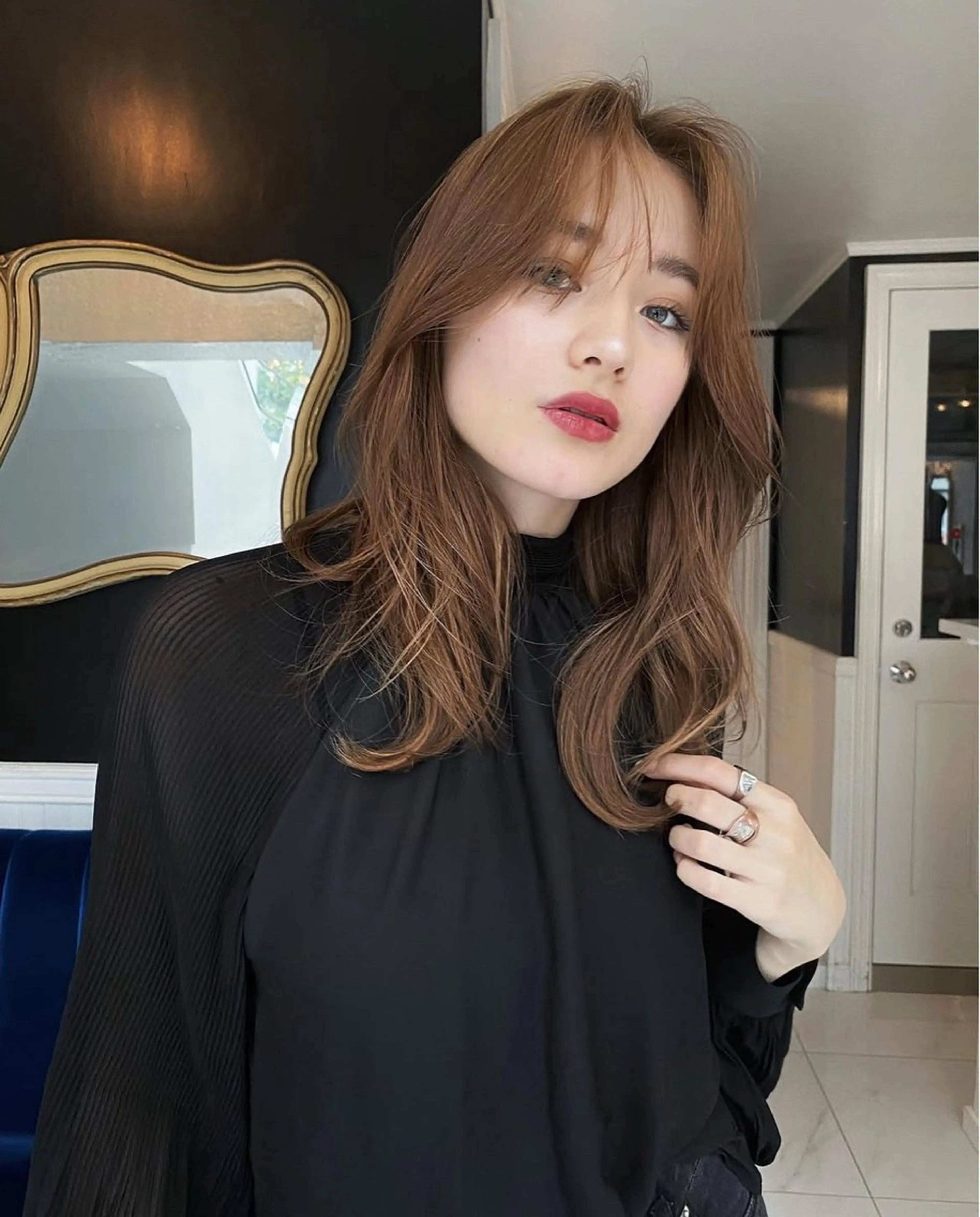 カラー 透明感カラー/ 鶴田 爽一郎のヘアスタイル