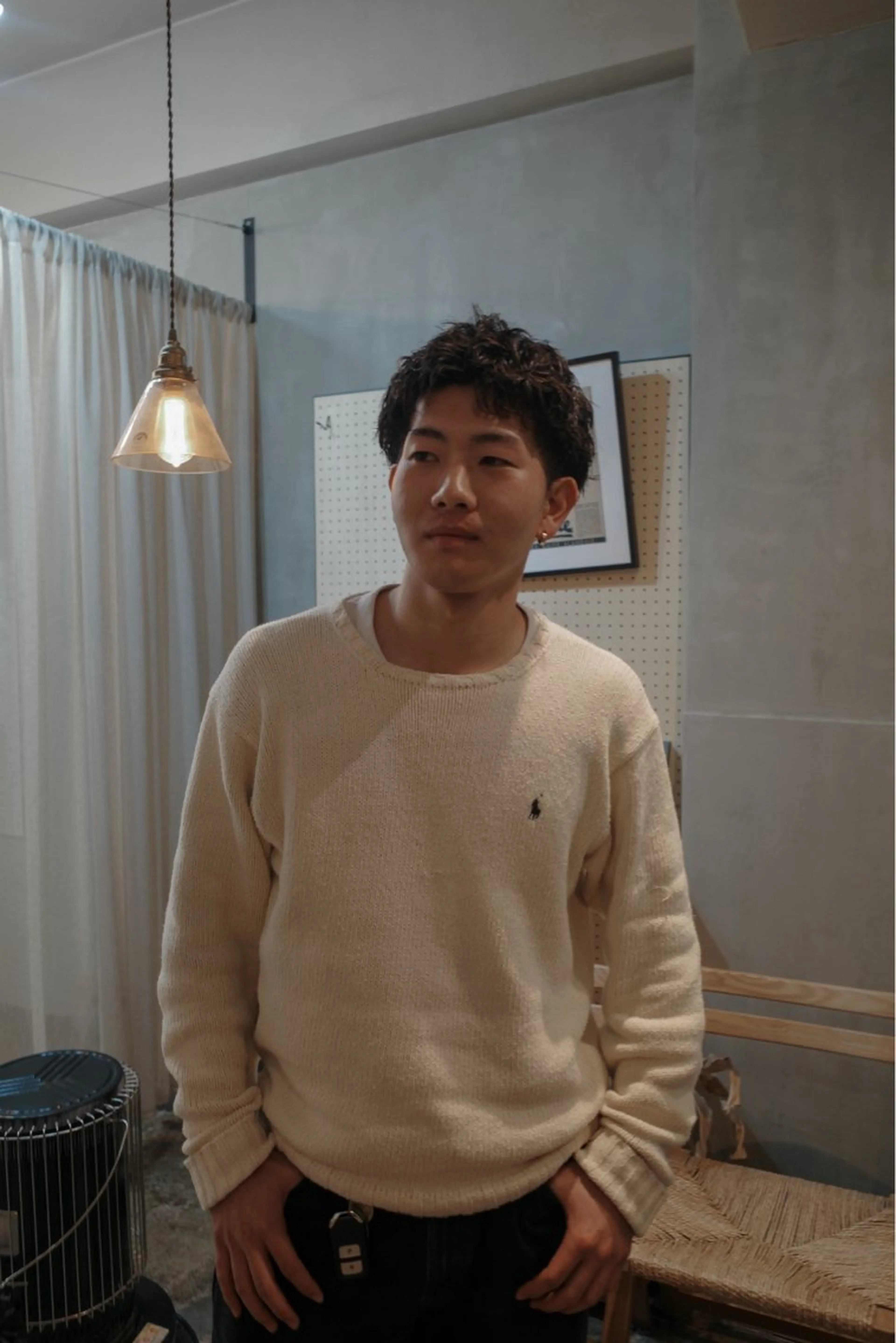 ショート パーマ メンズ メンズパーマ スパイキーショート ショートヘア パーマ TOE所属・K ojiのヘアスタイル