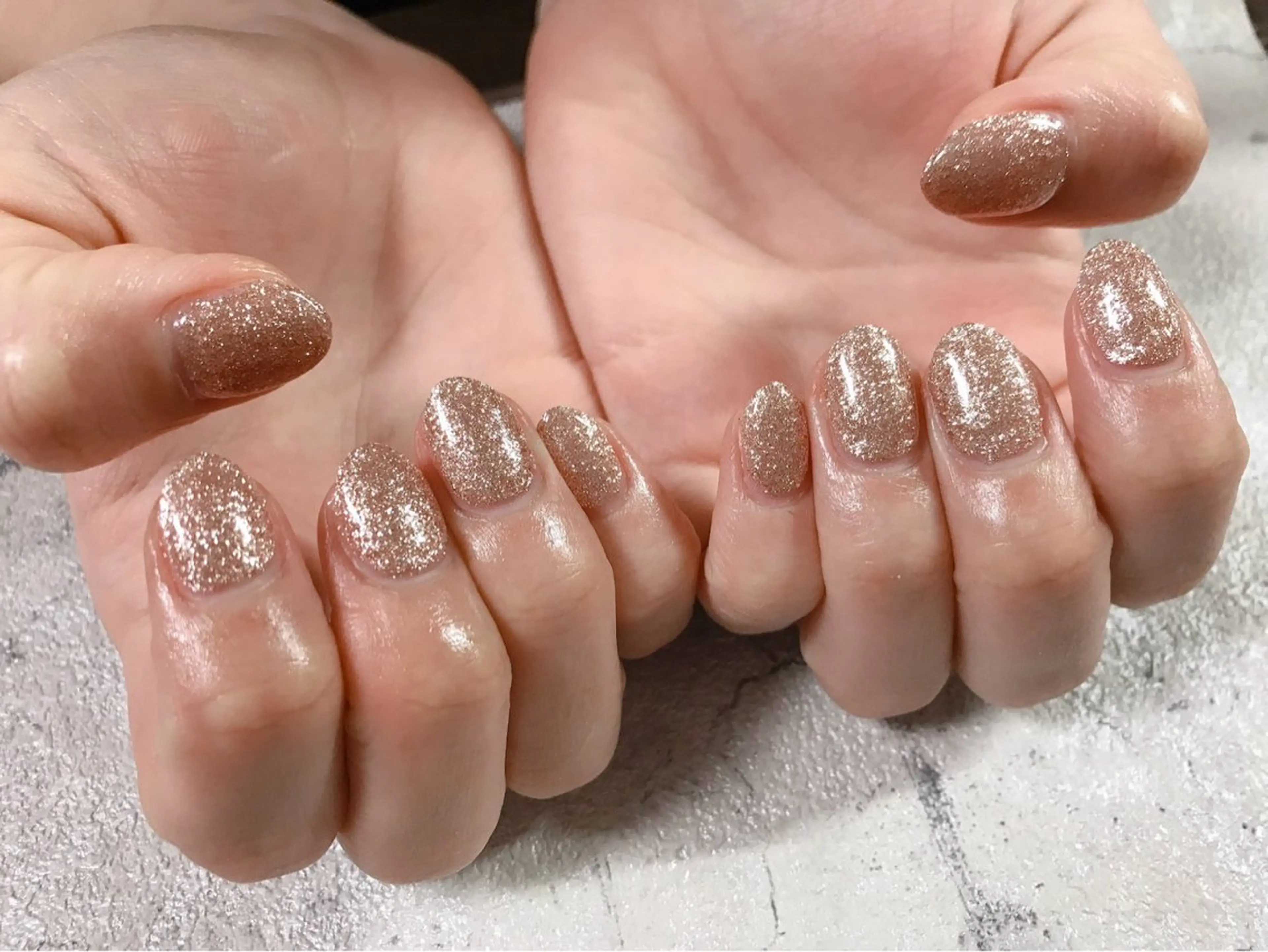 ネイル オーロラネイル フットネイル フレンチネイル ジェルネイル キラキラネイル kikinail 溝の口のネイルデザイン