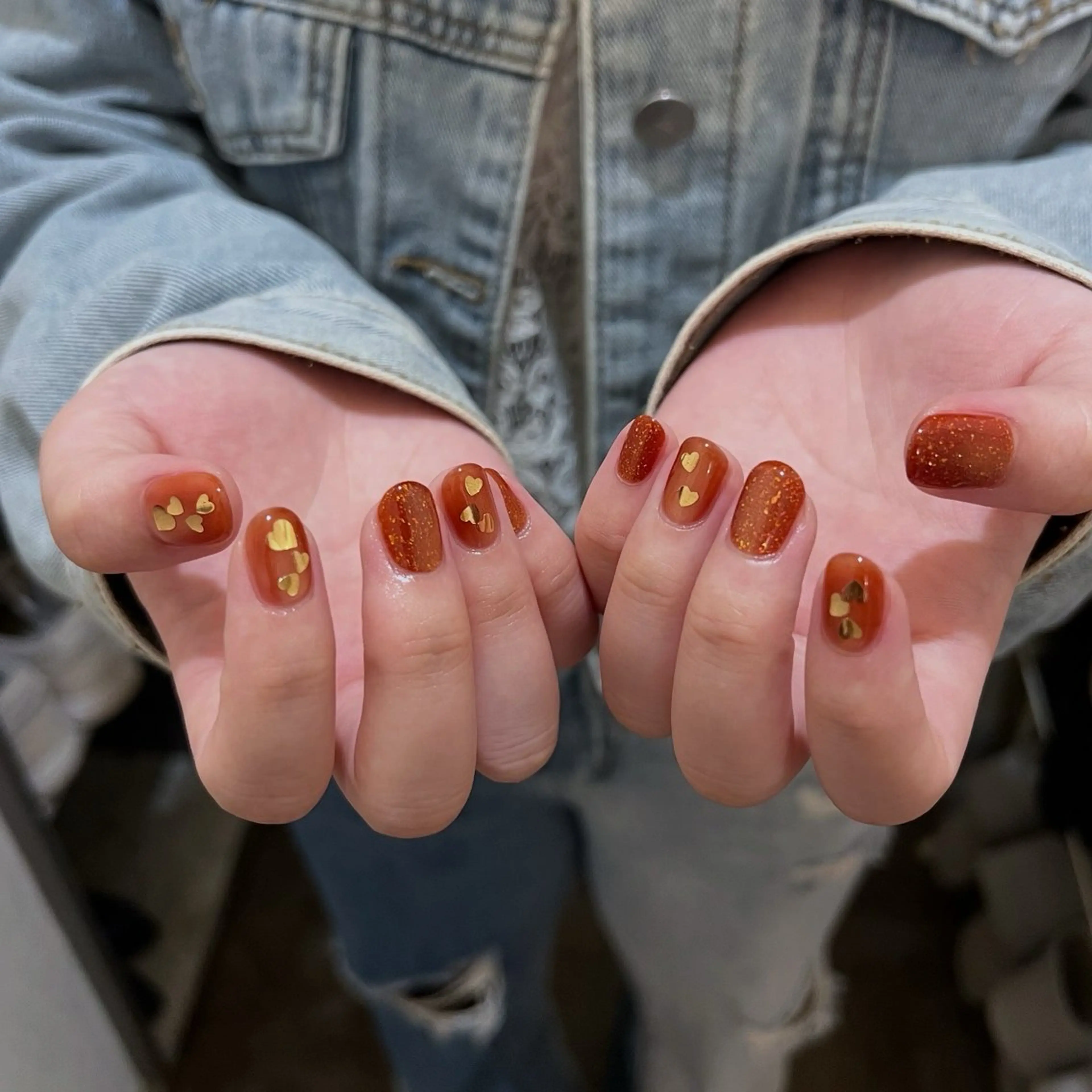 ネイル アートネイル フラッシュネイル マグネットネイル urun eriのネイルデザイン