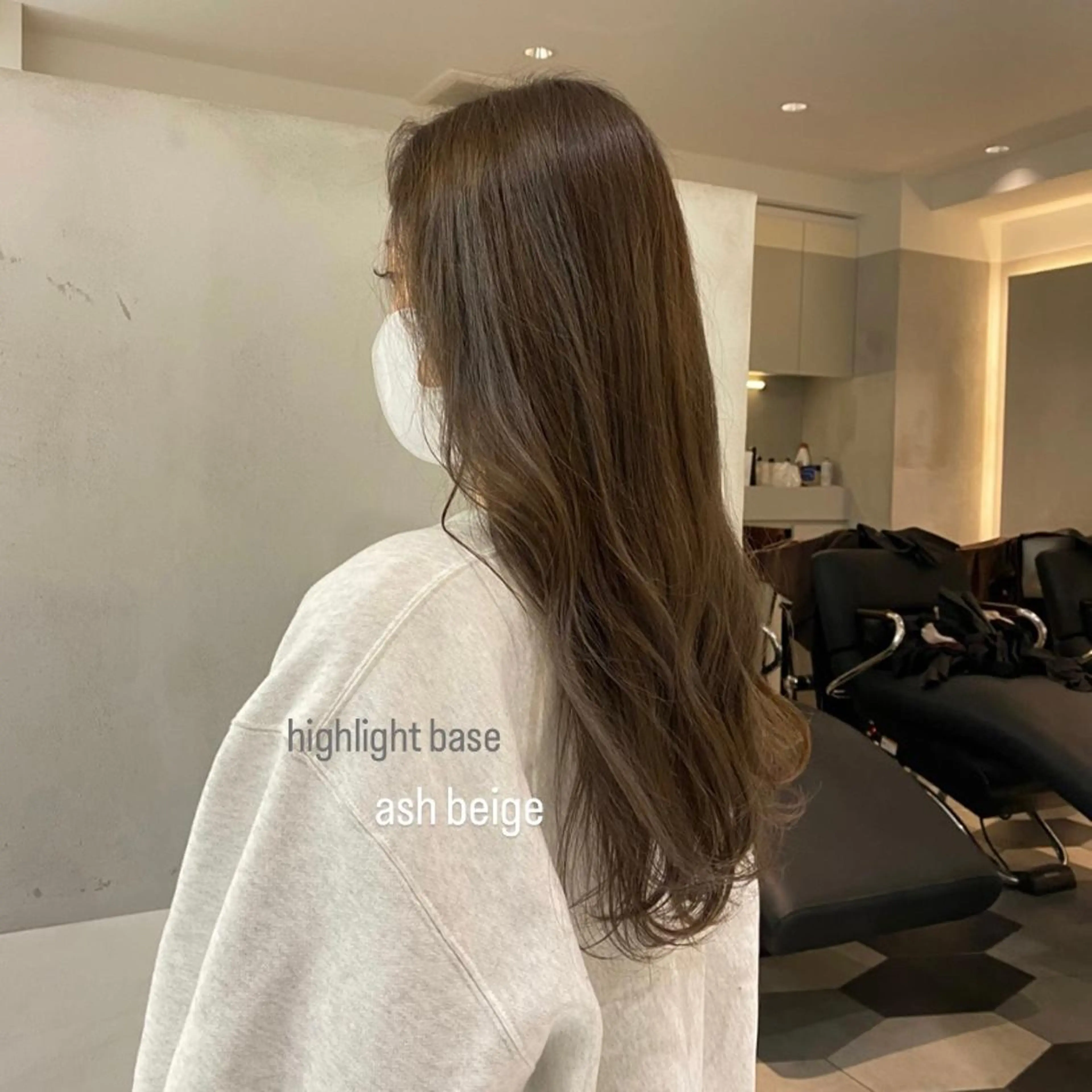 ロング カラー 透明感カラー ハイライトカラー ハイライト ヘアカラー トリートメント 艶感/ナチュラル 🌿マアヤのヘアスタイル