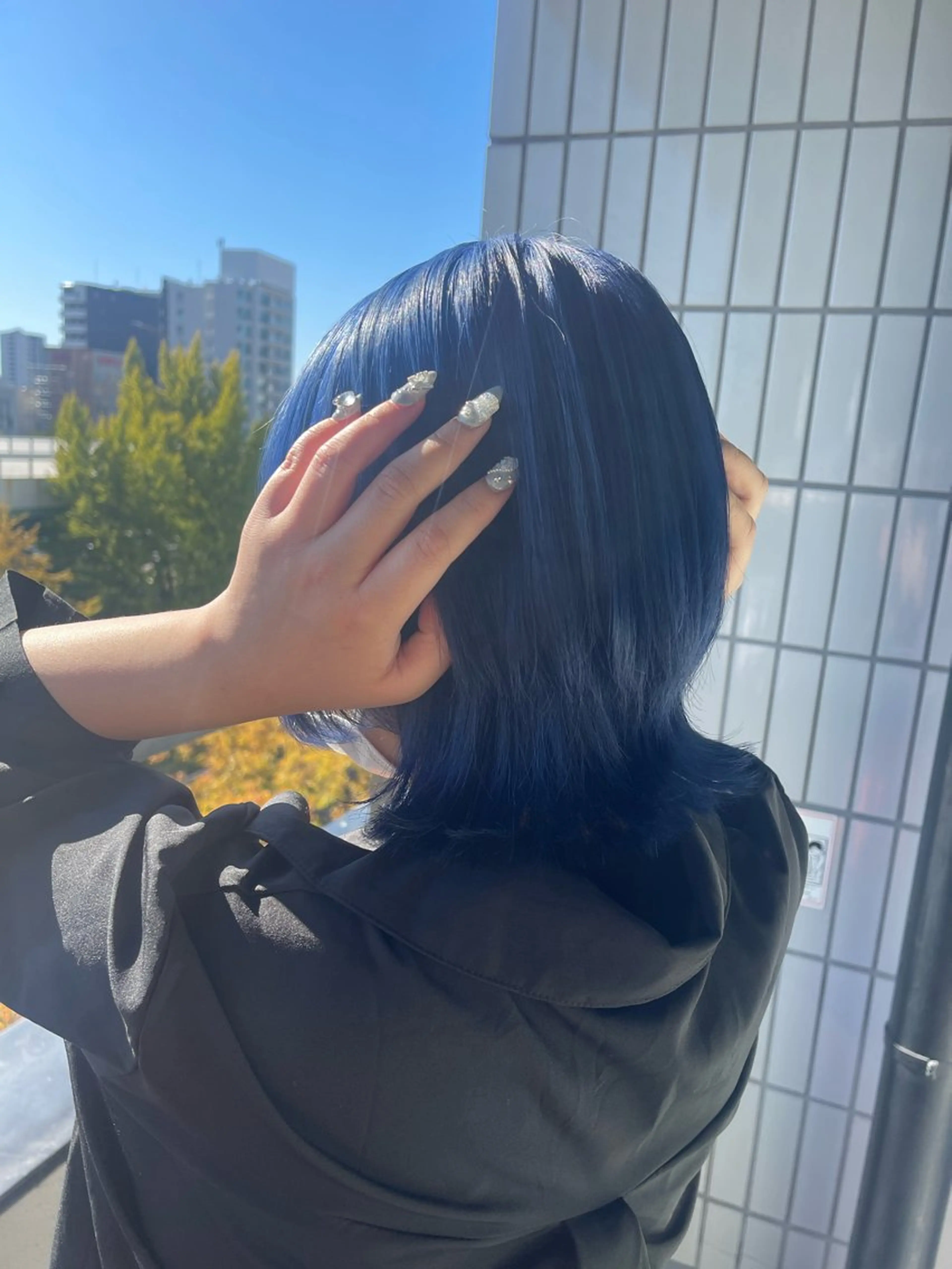 ミディアム カラー ブリーチ デザインカラー ハイトーンカラー ムラ修正/ ハイトーン💖Riaのヘアスタイル