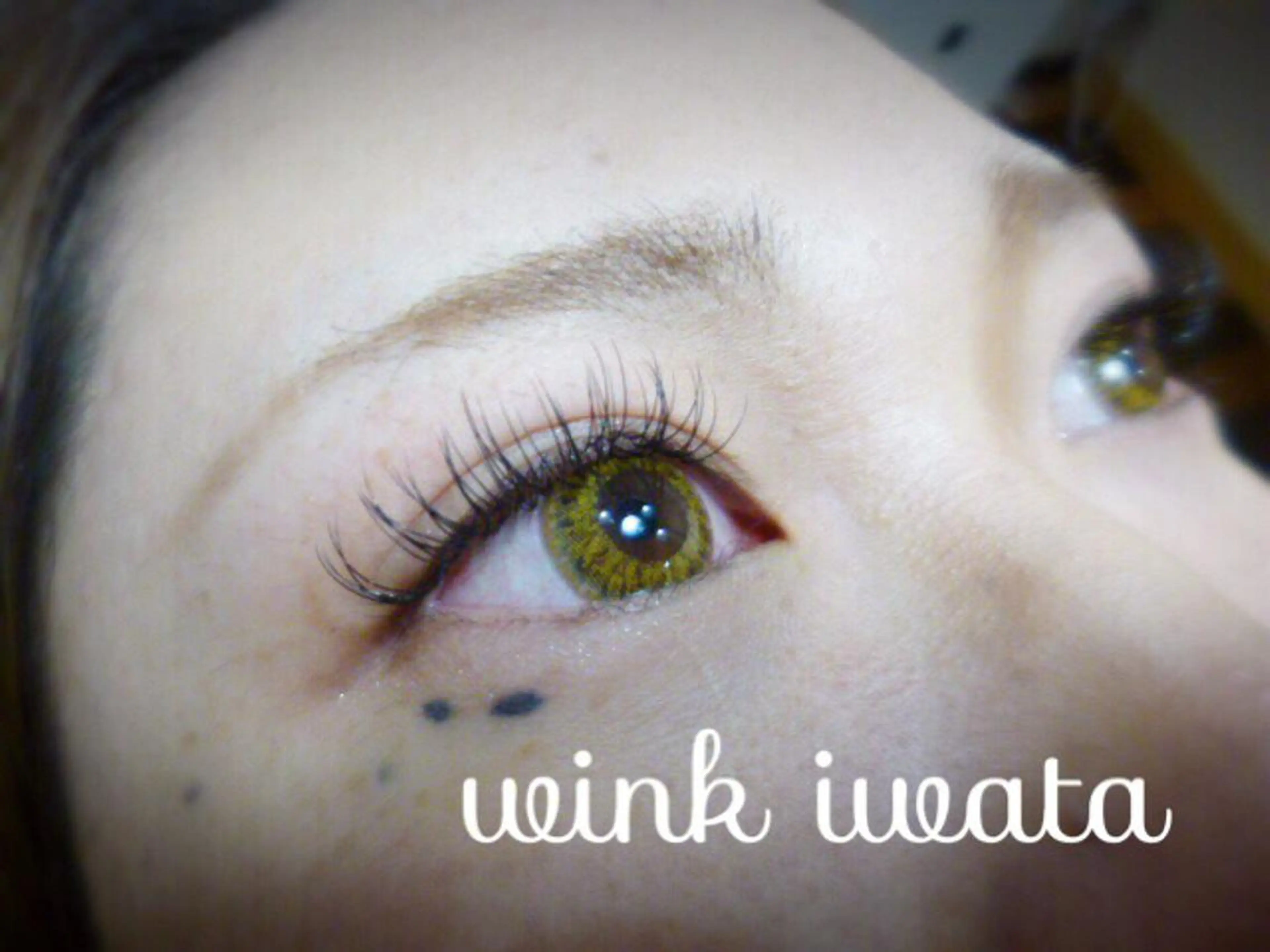 マツエク・マツパ 目尻長め 松井 亜衣のマツエク・マツパデザイン