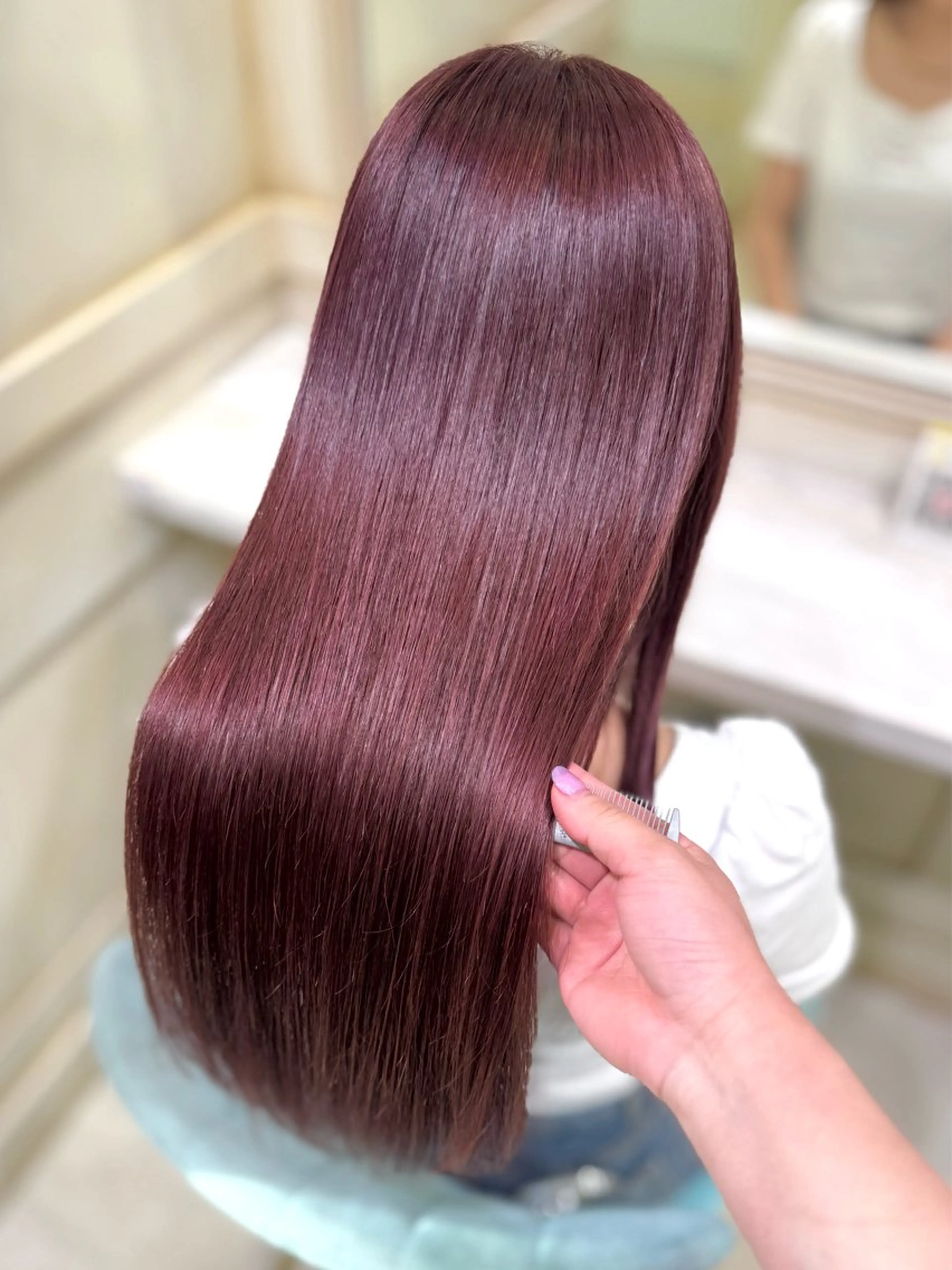 ロング カラー 透明感カラー/ ななみのヘアスタイル