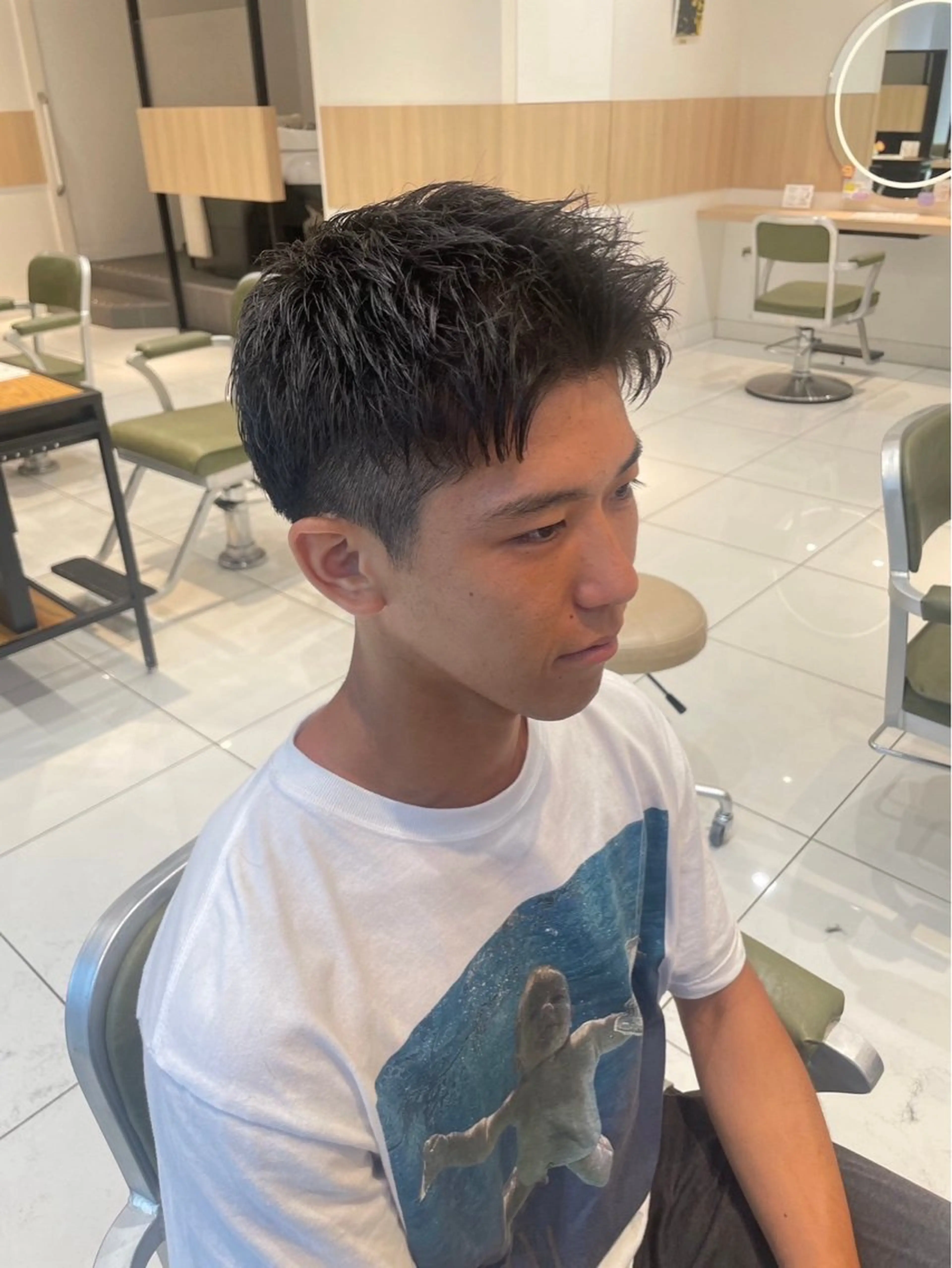 メンズ 刈り上げ カット ダブルカラー 🩷Rio🩷のヘアスタイル