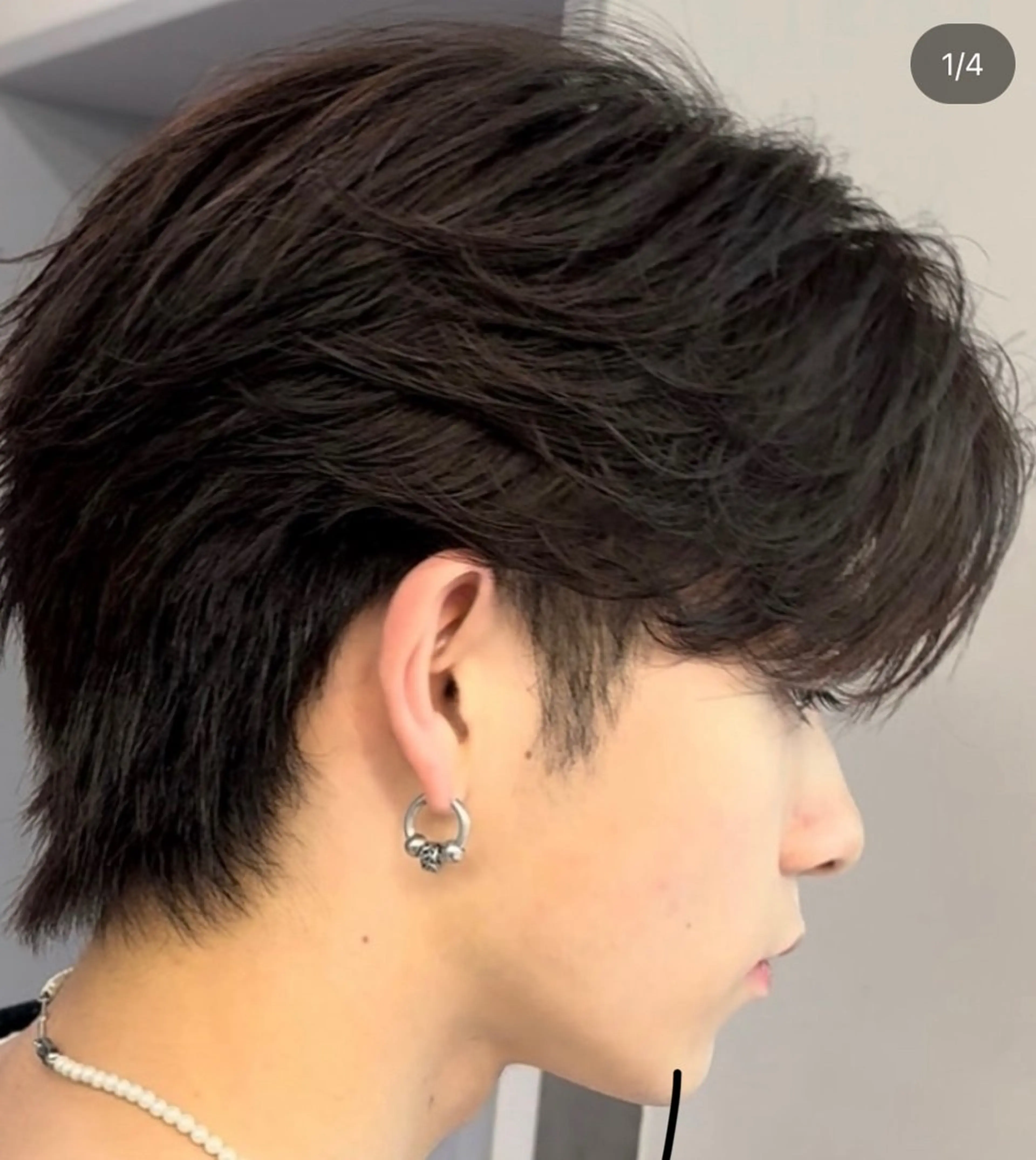メンズ 成瀬スパイラル パーマ清水大隼のヘアスタイル