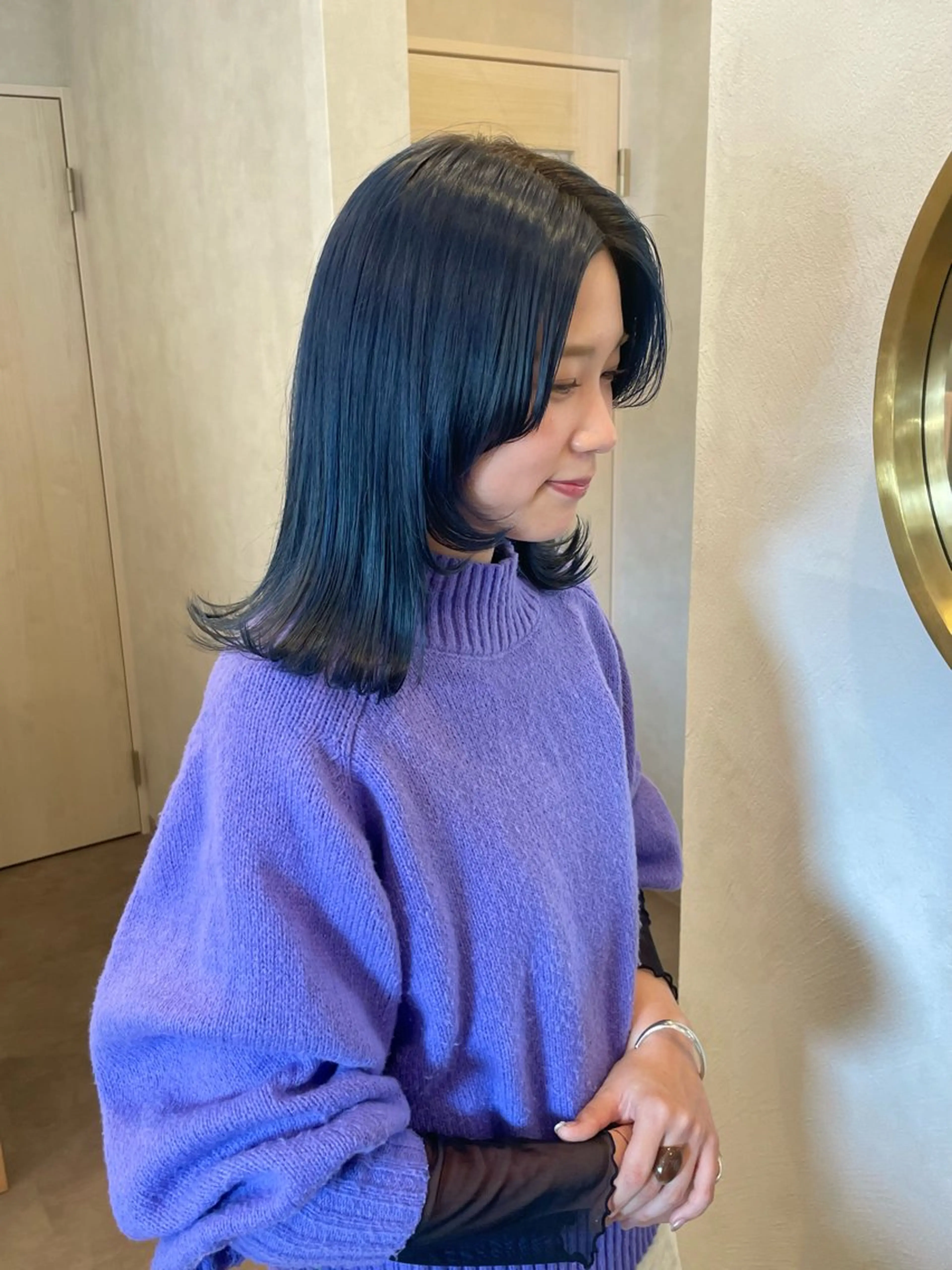 ミディアム カラー ブリーチ kako ／透明感カラー🤍のヘアスタイル