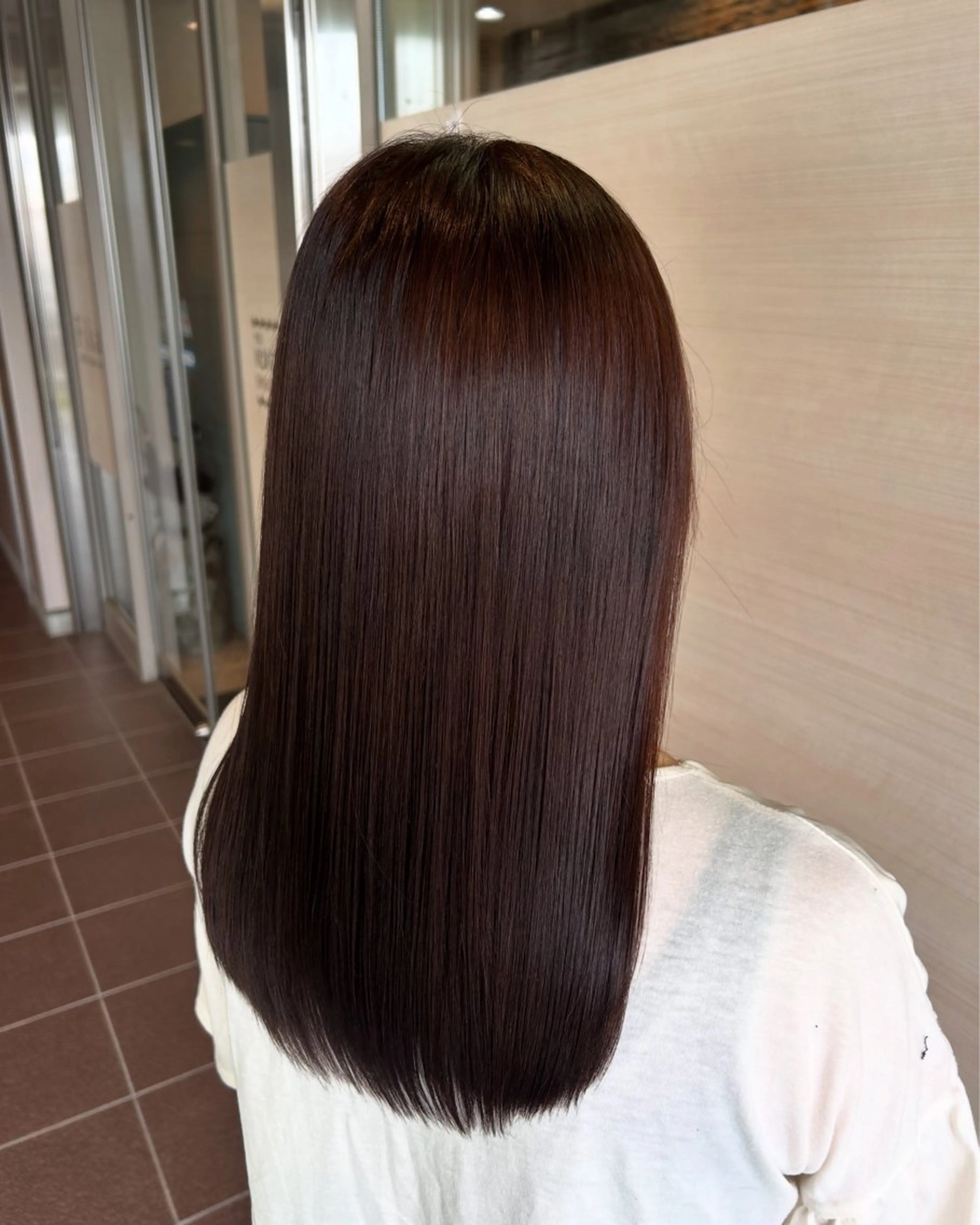 セミロング ヘアカラー トリートメント 佐藤 匠のヘアスタイル