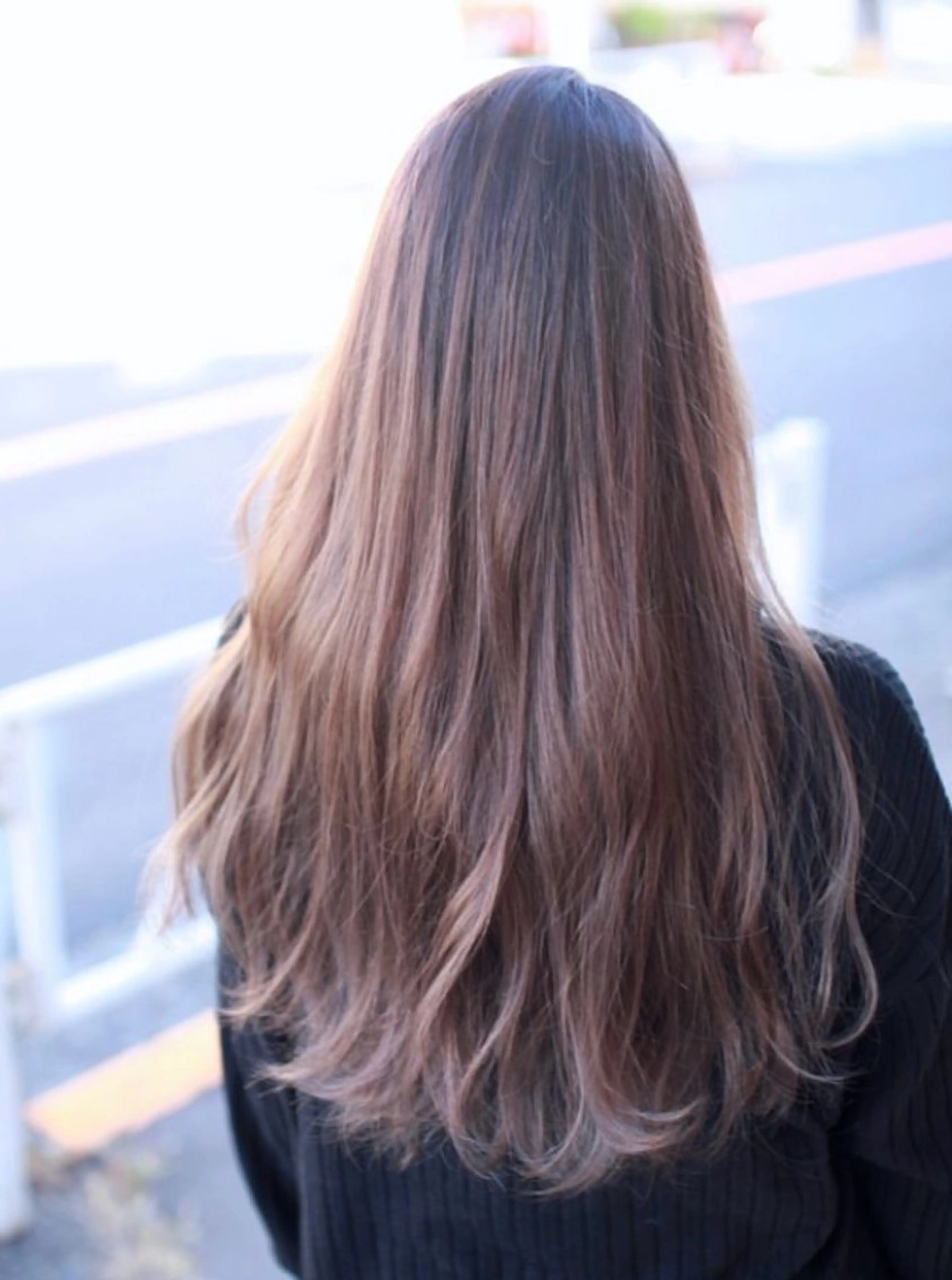 ロング カラー カット ヘアカラー トリートメント 大西 カズマのヘアスタイル