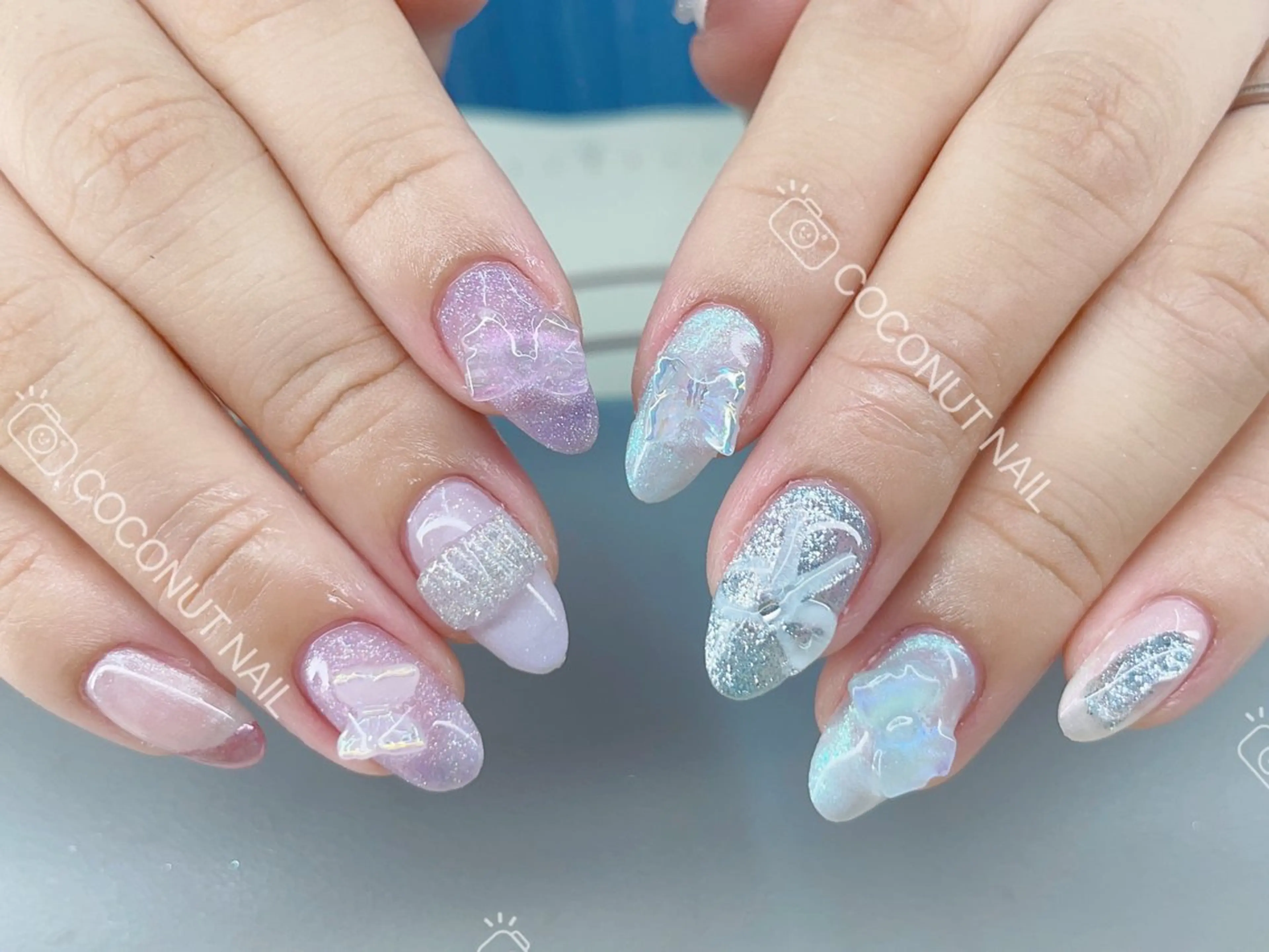 ネイル ハンドネイル 神田 ココナッツのネイルデザイン