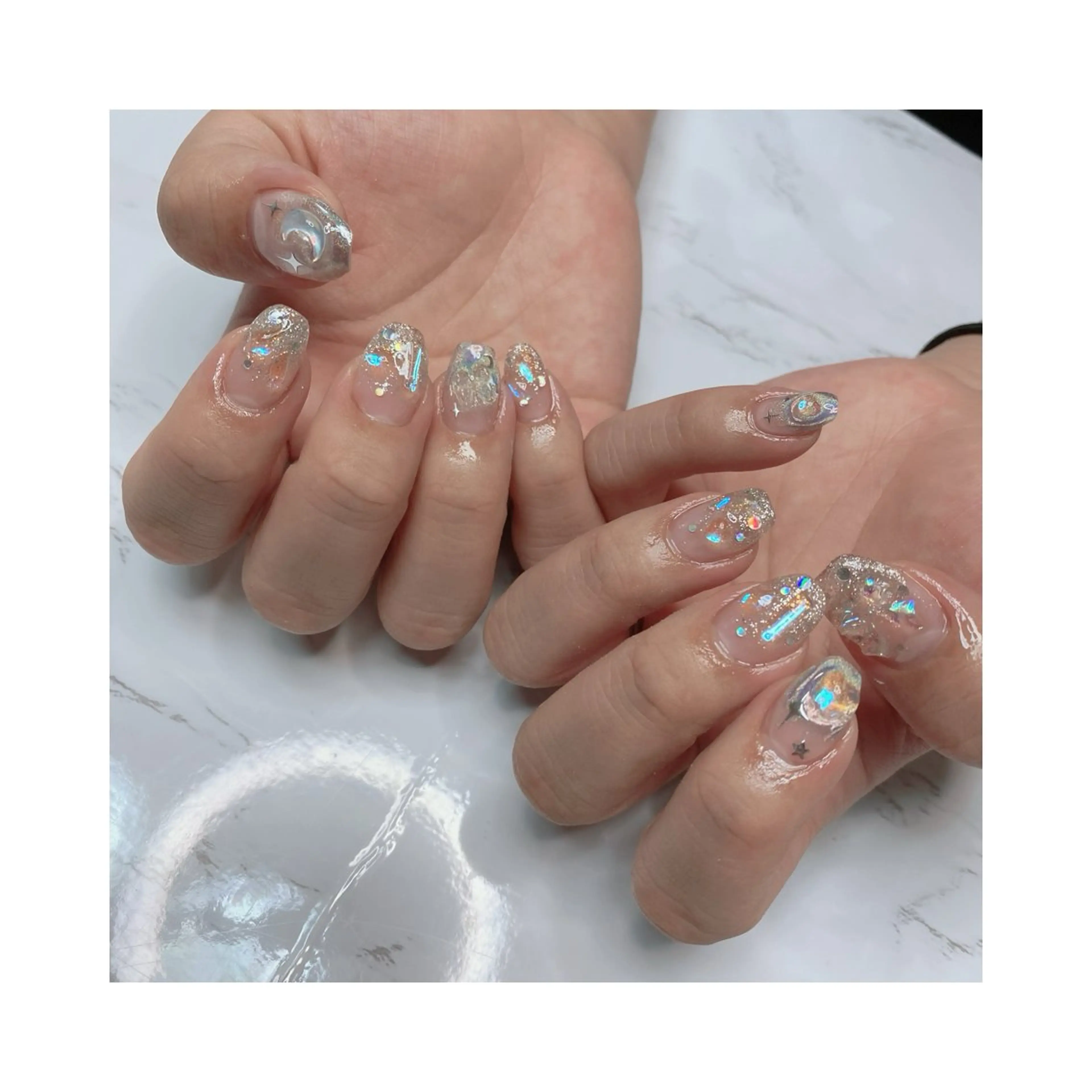 デザイン持ち込みOK💅🏻アートし放題(他店オフ有)の写真