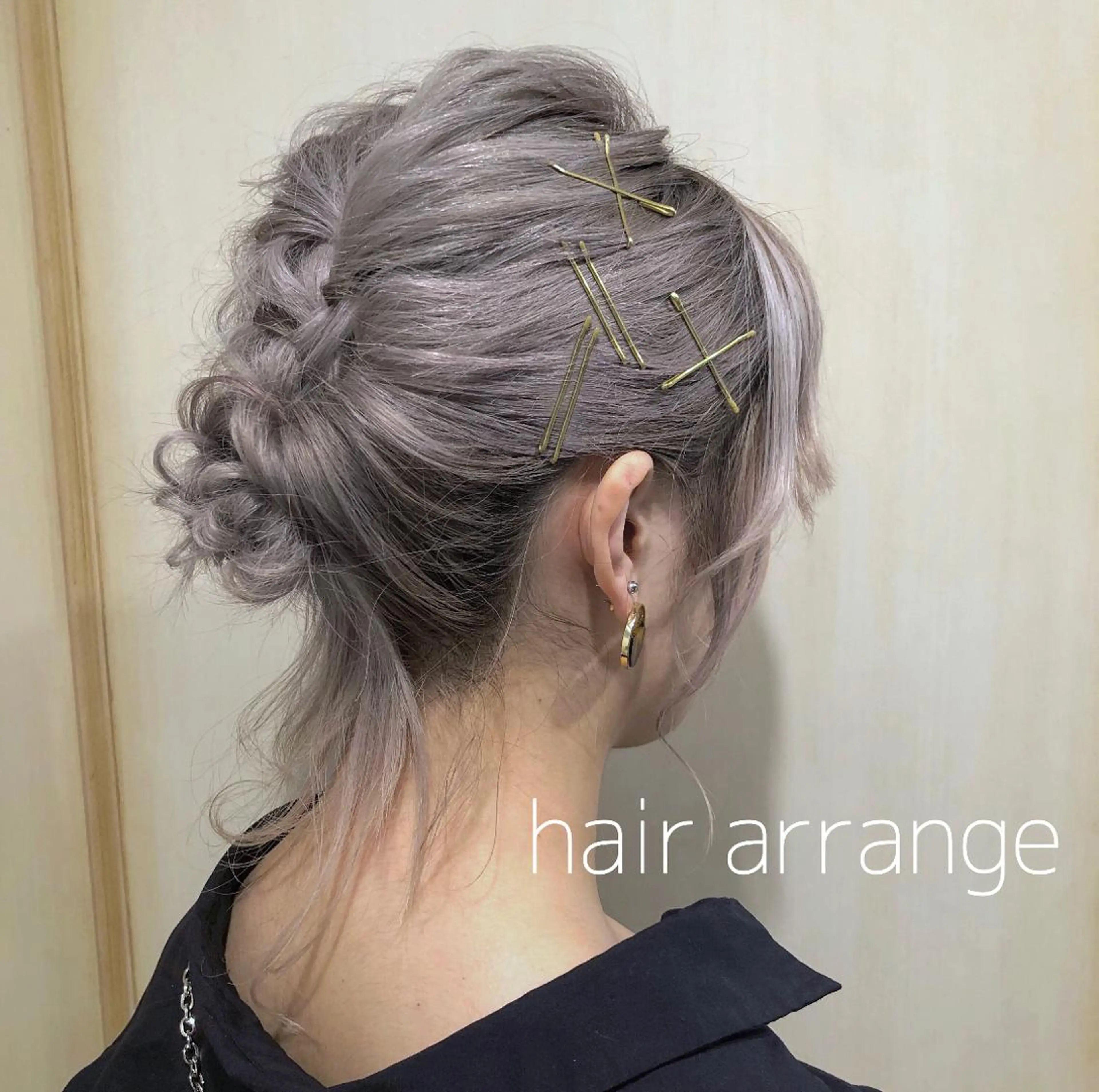 セミロング ヘアアレンジ 韓国風ヘア 🇰🇷清水しいなのヘアスタイル