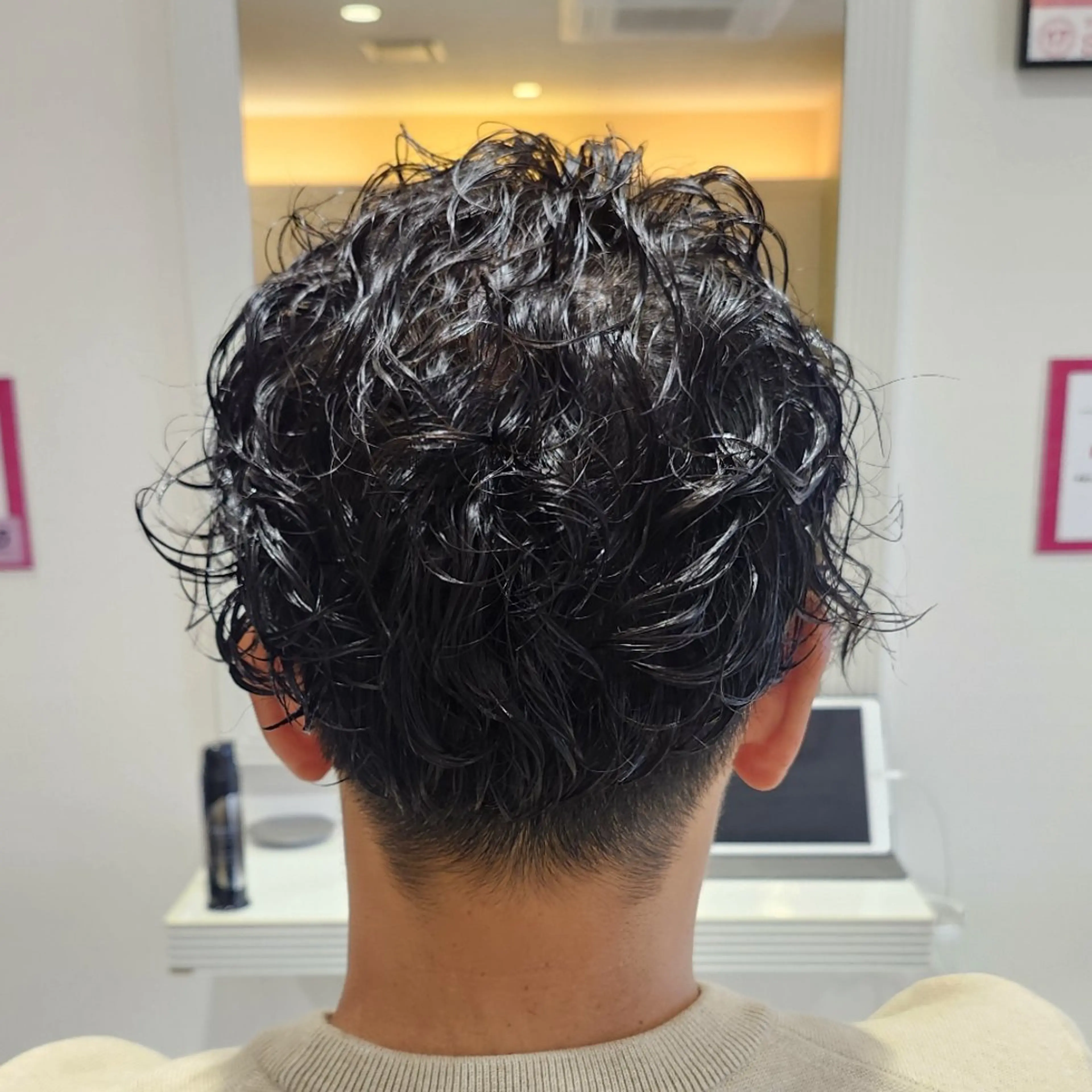 メンズ パーマ 暖色カラー/髪質改善 /メンズ🧡莉南のヘアスタイル