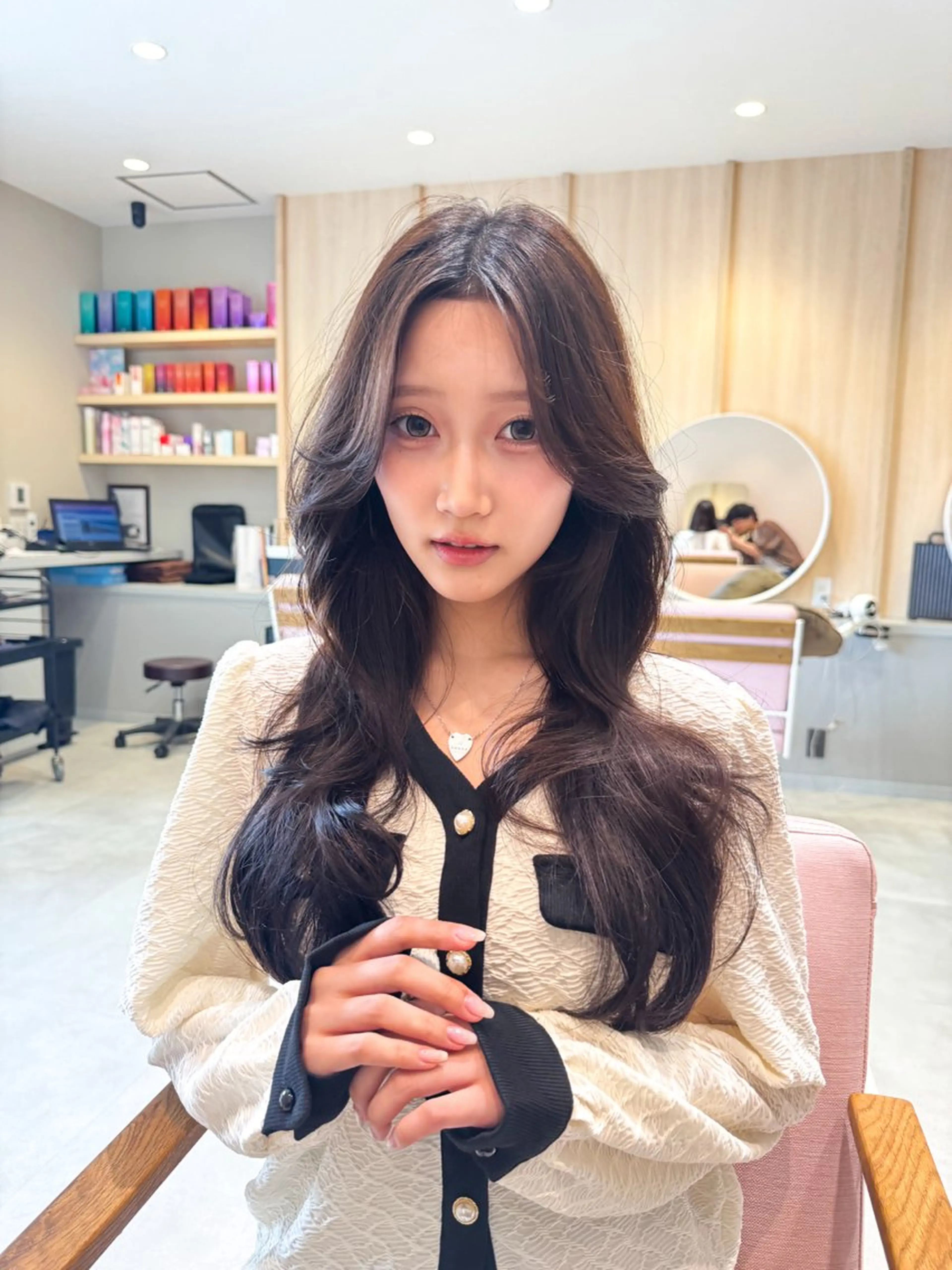 ロング カラー カット ヘアカラー トリートメント ヘアセット ✂️似合わせの魔術師 石田一樹✂️のヘアスタイル