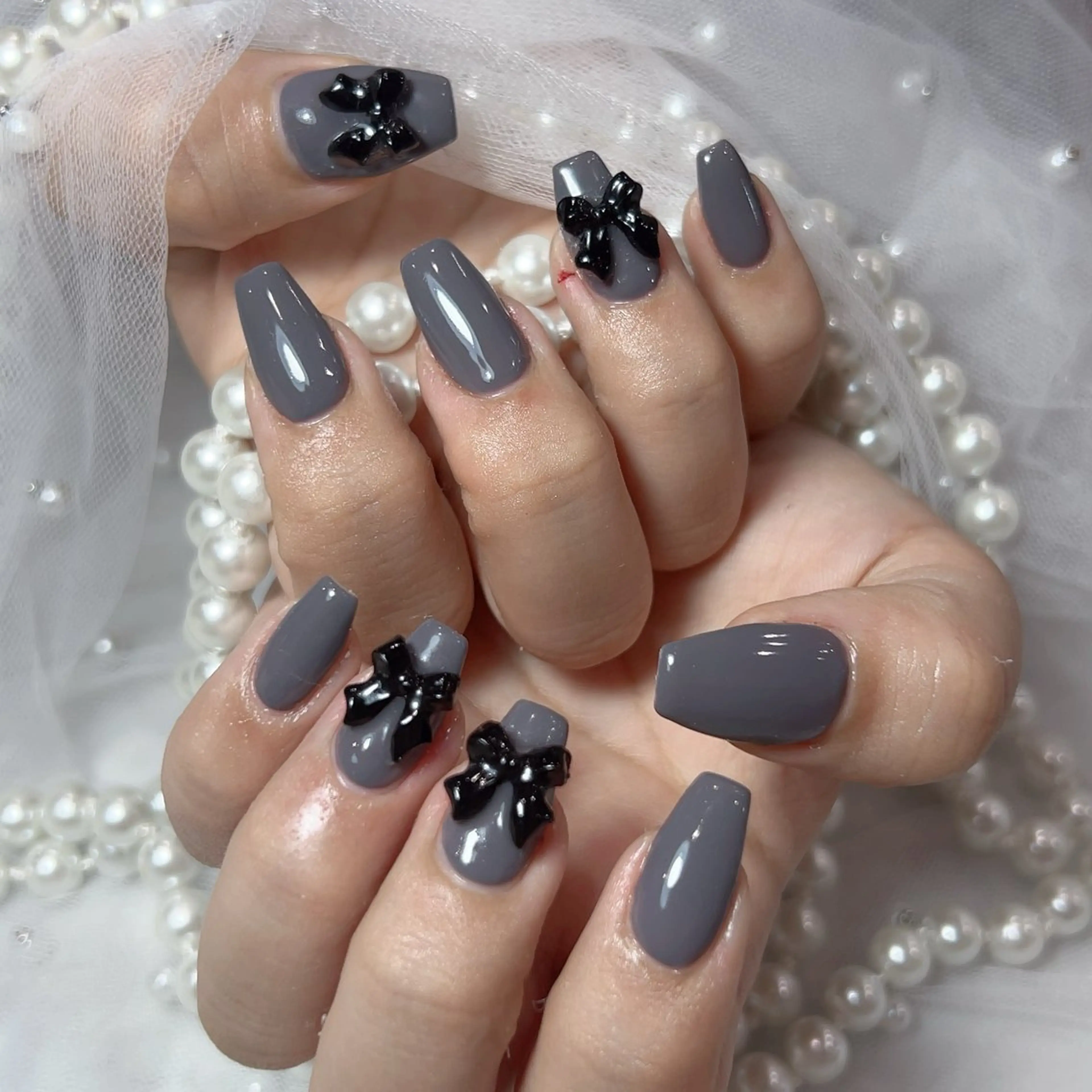 ネイル アートネイル フラッシュネイル フレンチネイル ジェルネイル ガラスフレンチ ハンドネイル You&Me Yukiのネイルデザイン