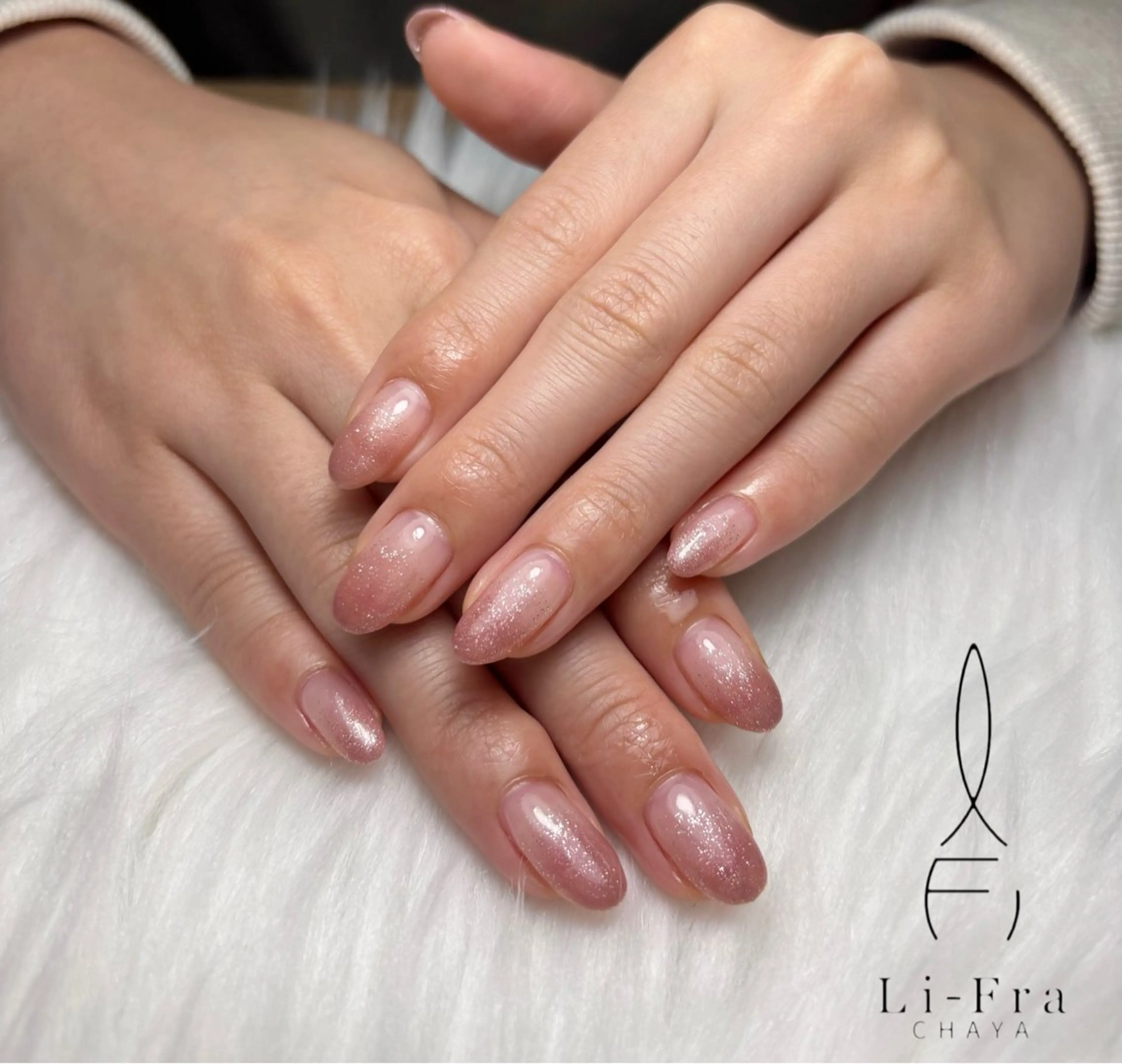 Ｊｒ.ハンドラメグラデーション💜の写真