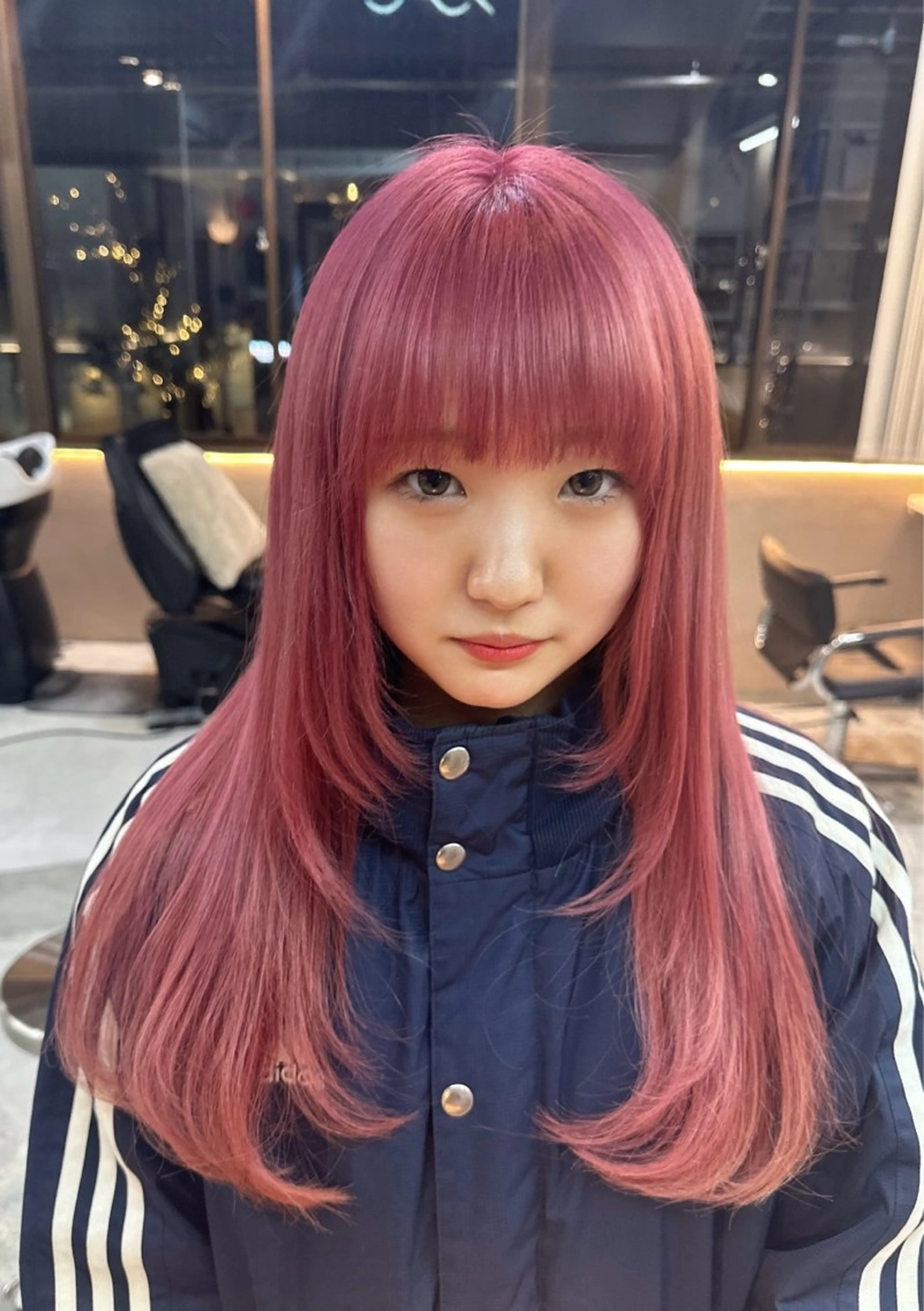 ロング カット ヘアカラー MIES ミナリのヘアスタイル