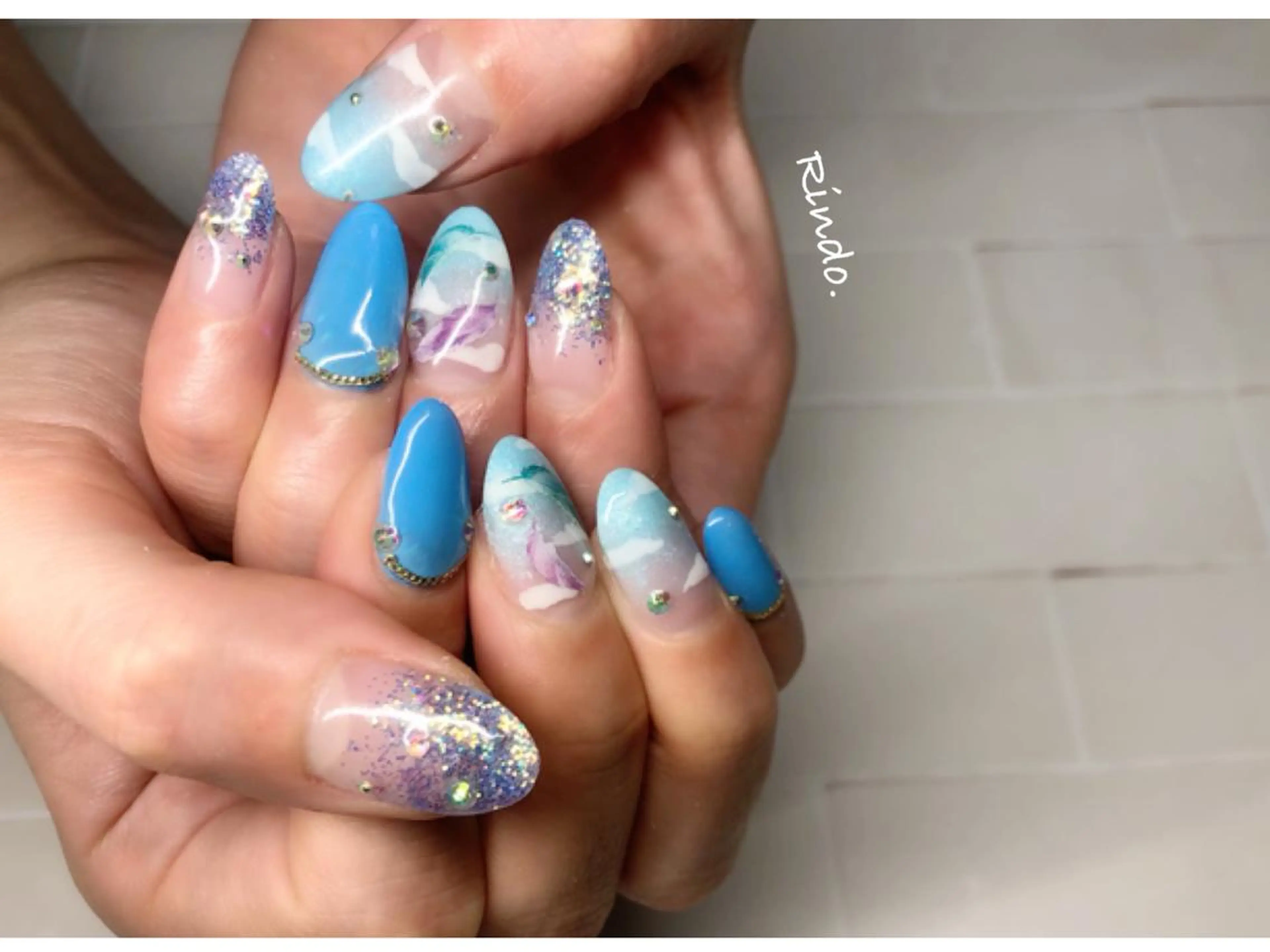 ネイル ハンドネイル Rindo.ネイル ♡耳つぼジュエリーのその他イメージ