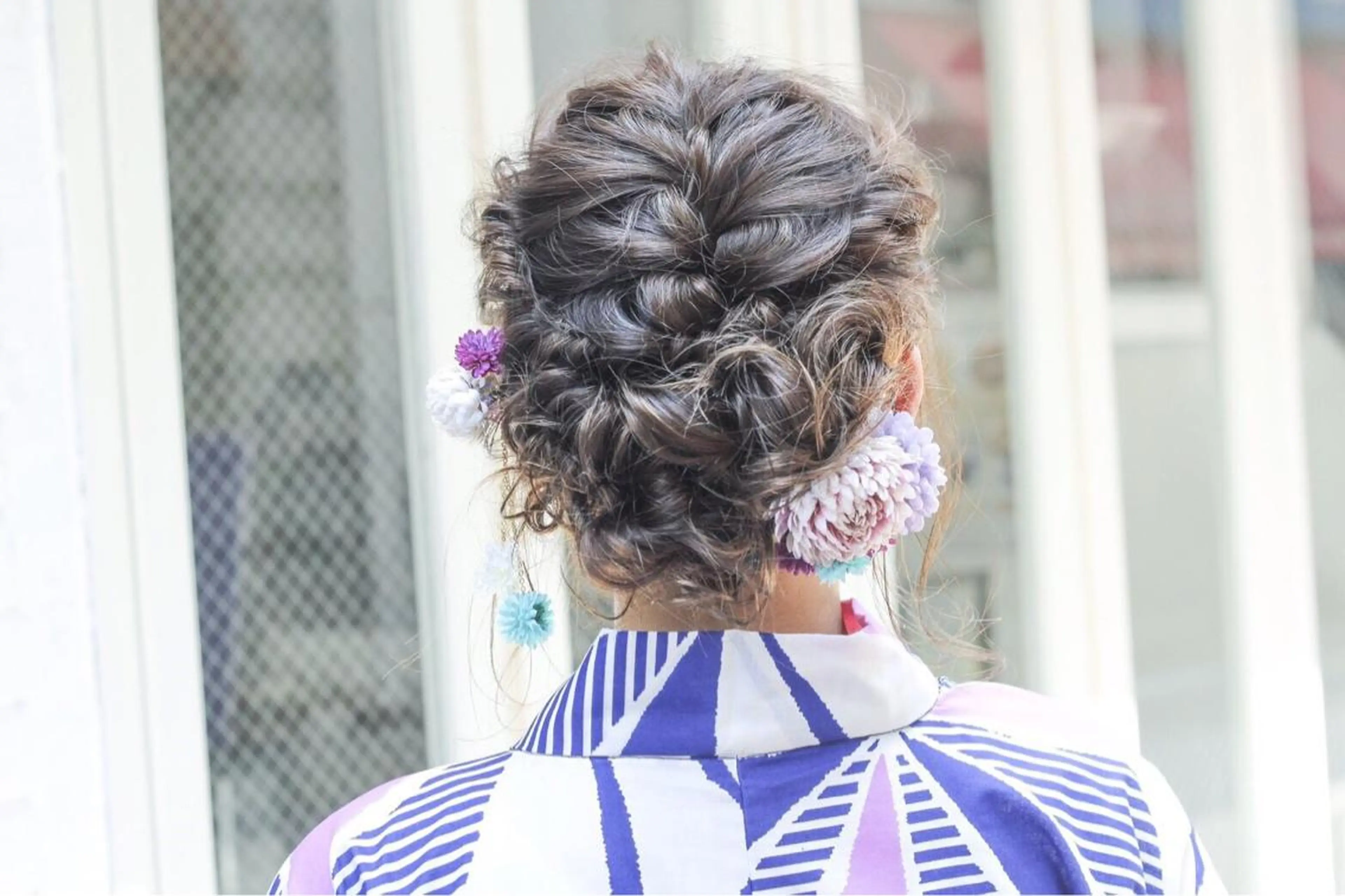 ミディアム ヘアアレンジ 浴衣 韓国ヘア🇰🇷 トヨキトキコのその他イメージ