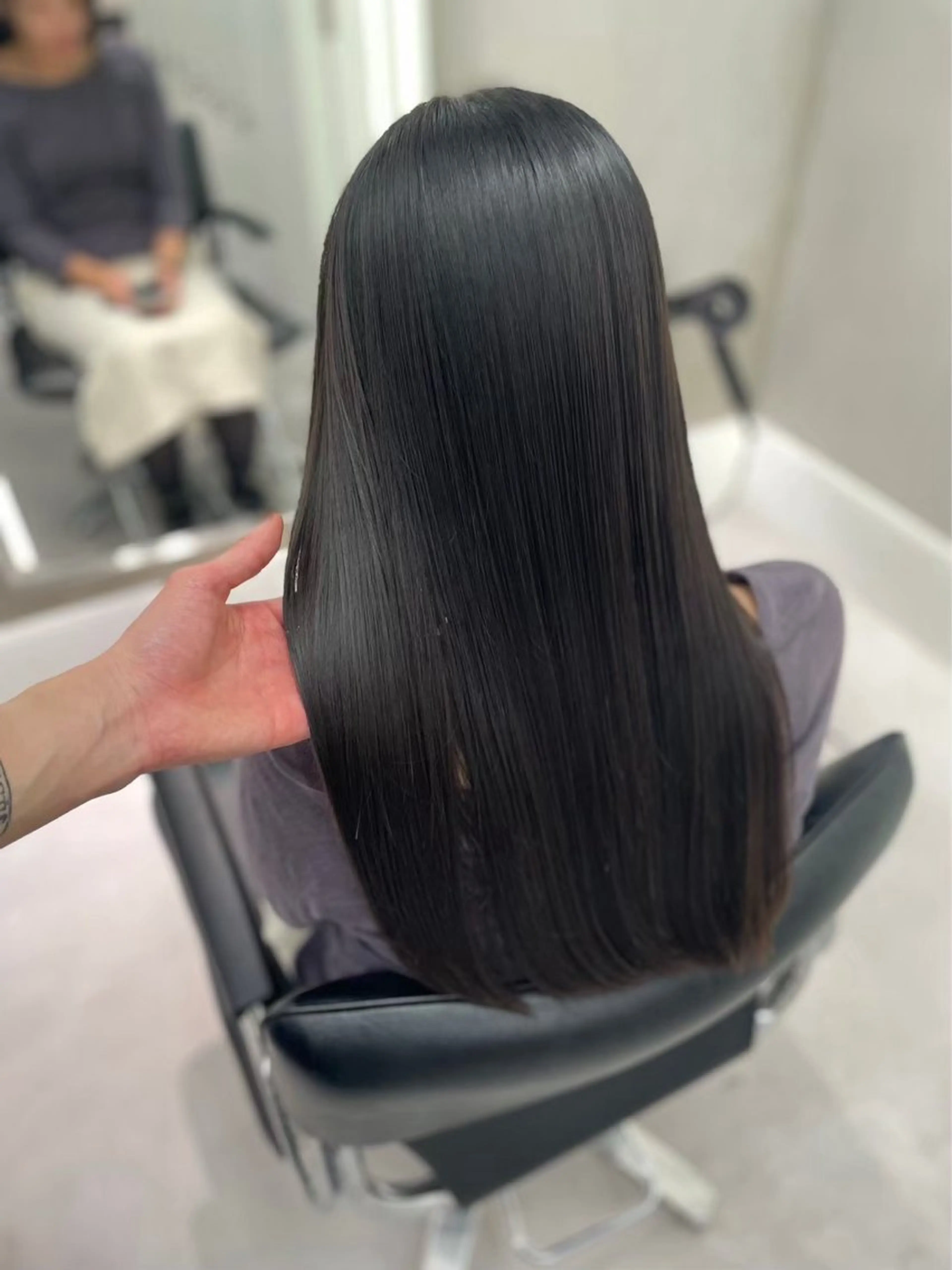 ロング カラー ヘアカラー 松戸レイヤーカット 塚原悠斗のヘアスタイル