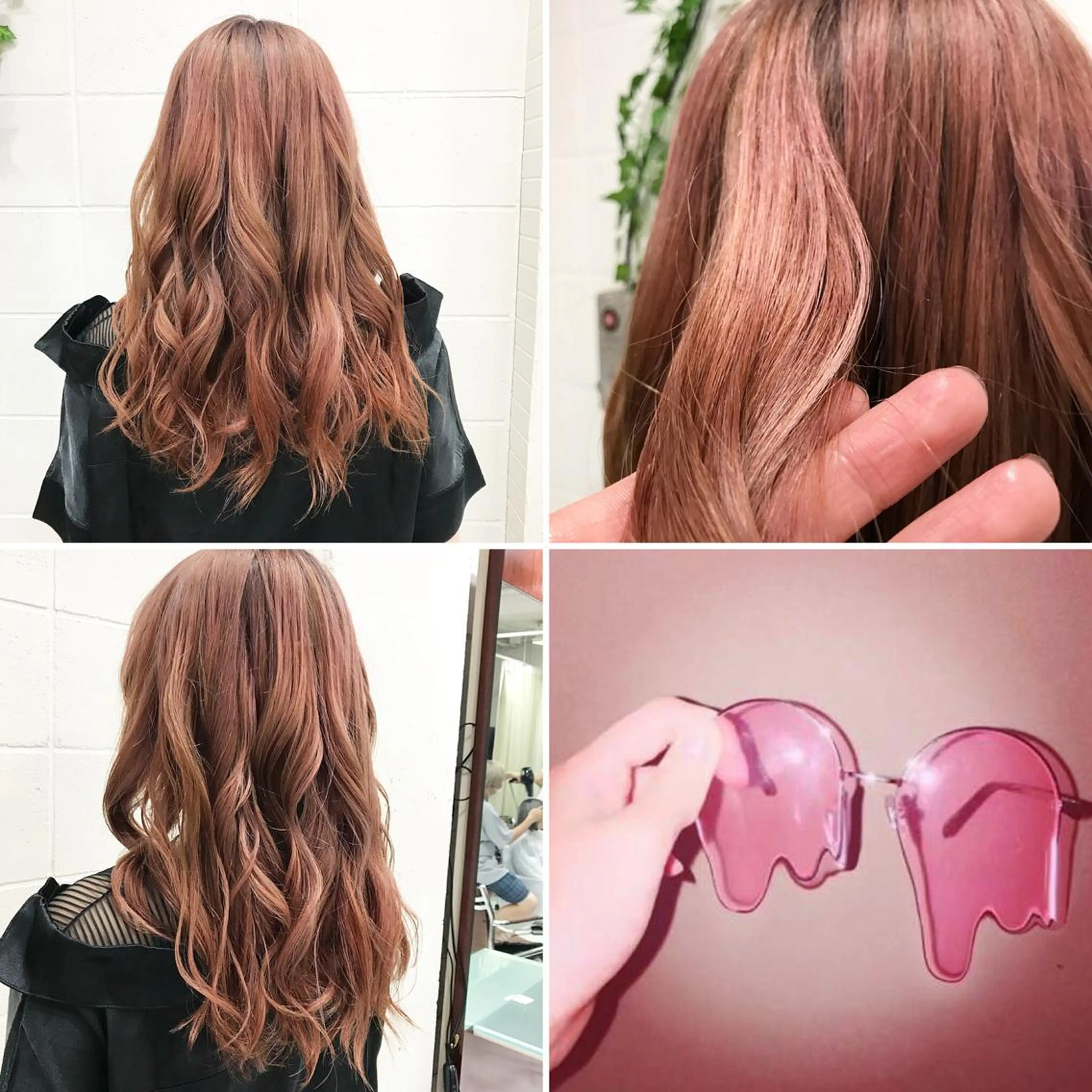 ロング カラー ベージュカラー ピンクカラー ピンクベージュ ヘアカラー トリートメント 🌈推し色派手髪 ハイトーンShinのヘアスタイル