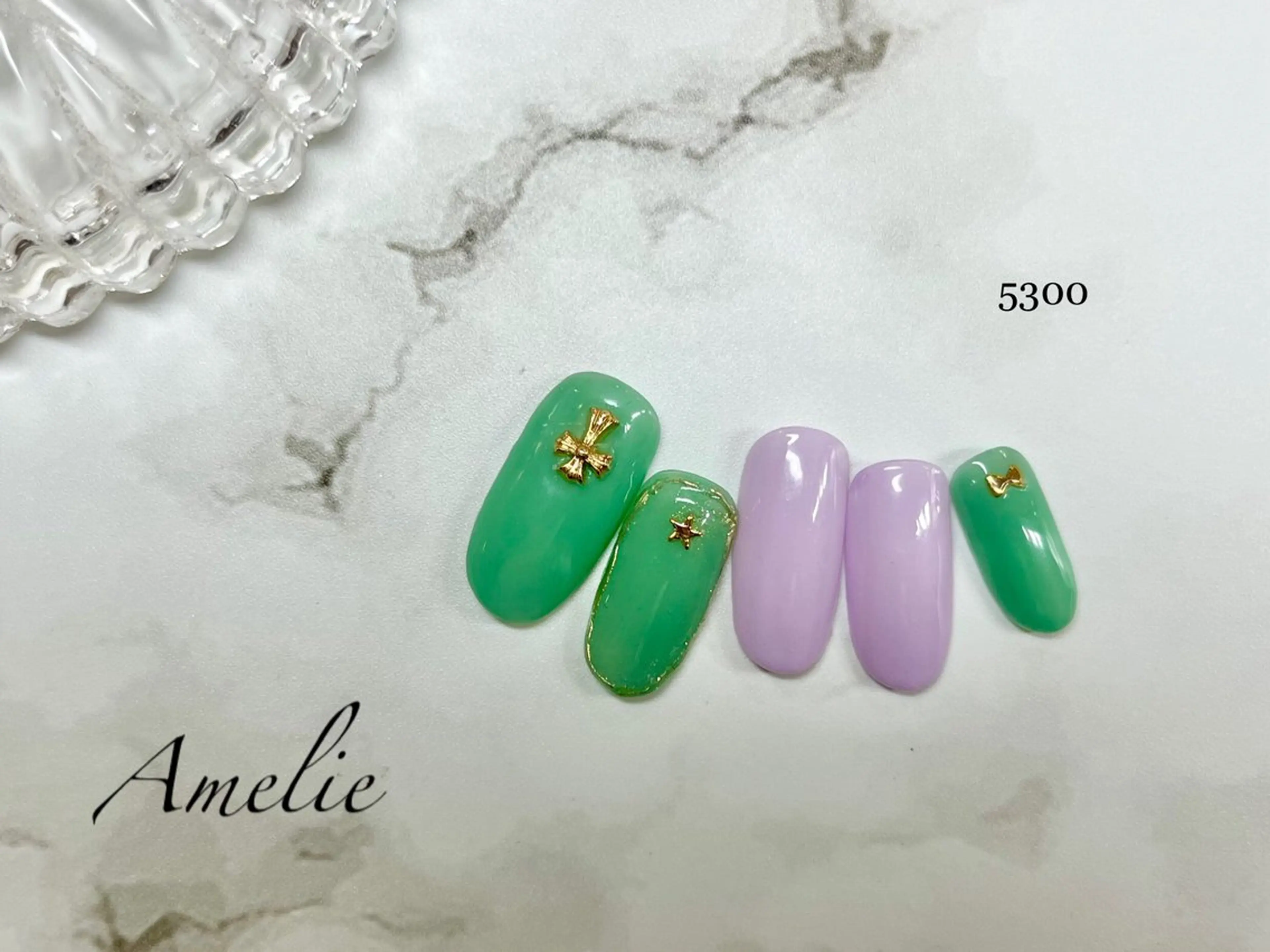 ネイル ハンドネイル いちじゅう あおいのネイルデザイン