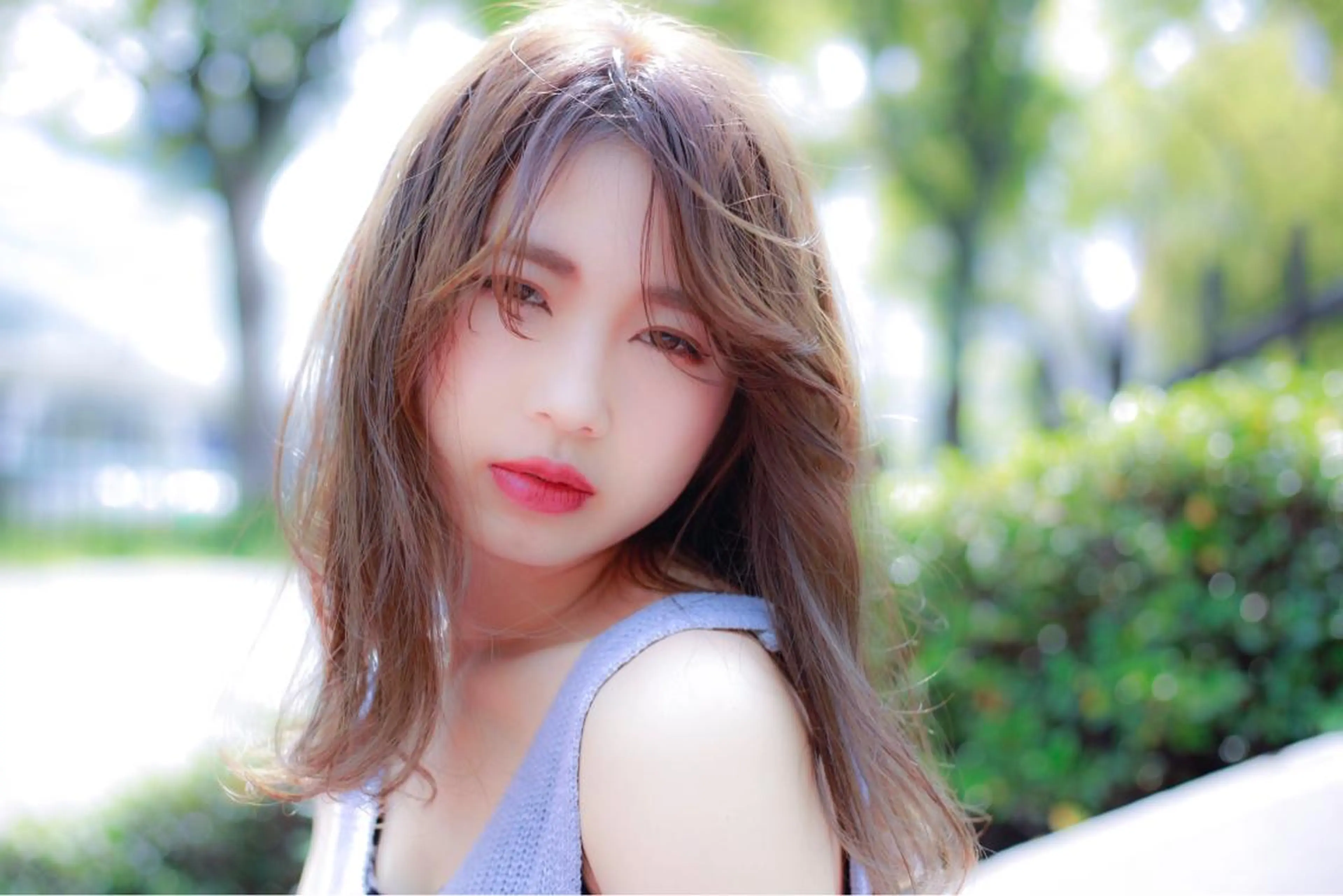 セミロング 永田 崇のヘアスタイル