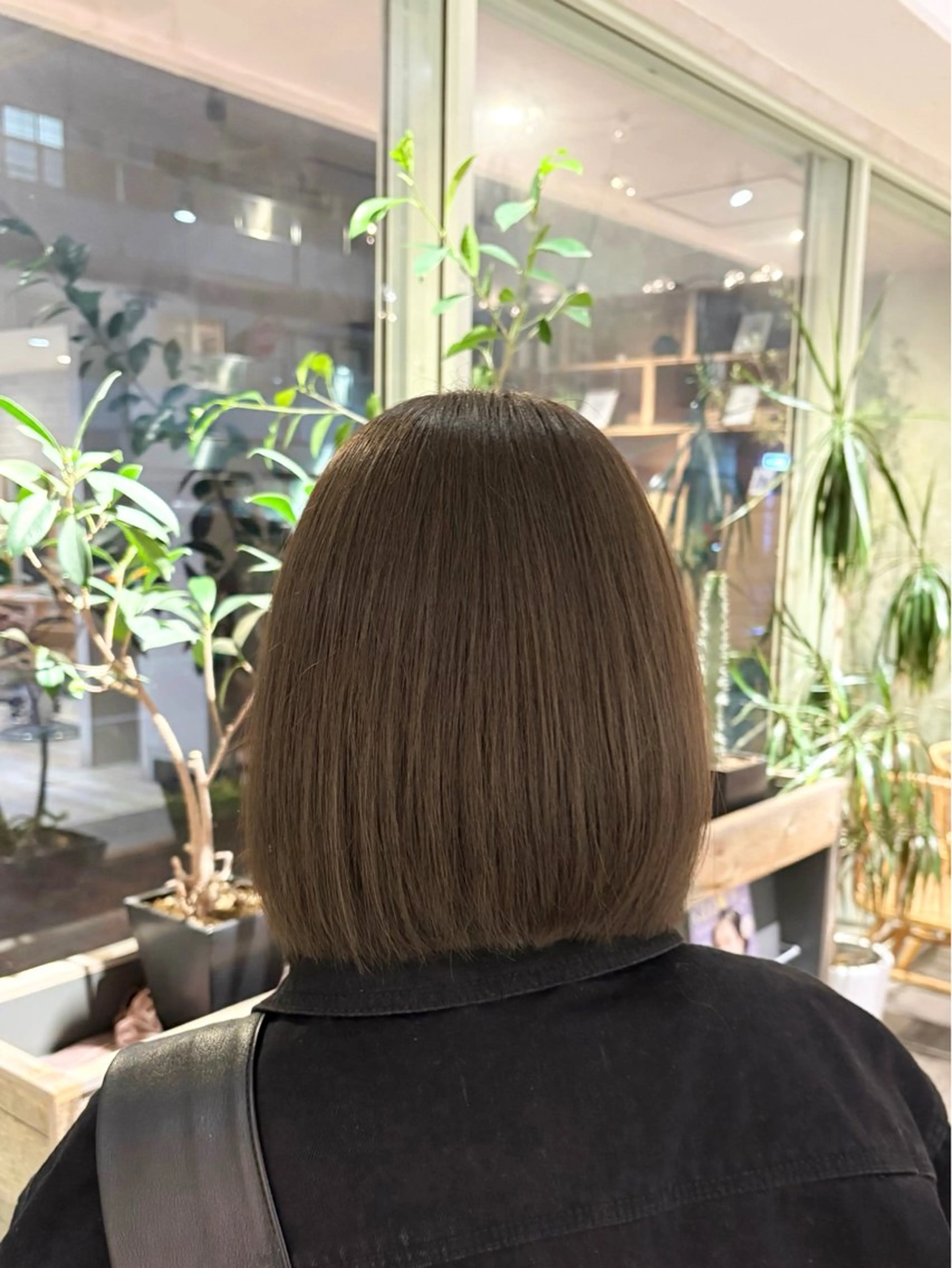 カラー ブラウンカラー オリーブブラウン ヘアカラー 🪐natural color🌼チサのヘアスタイル