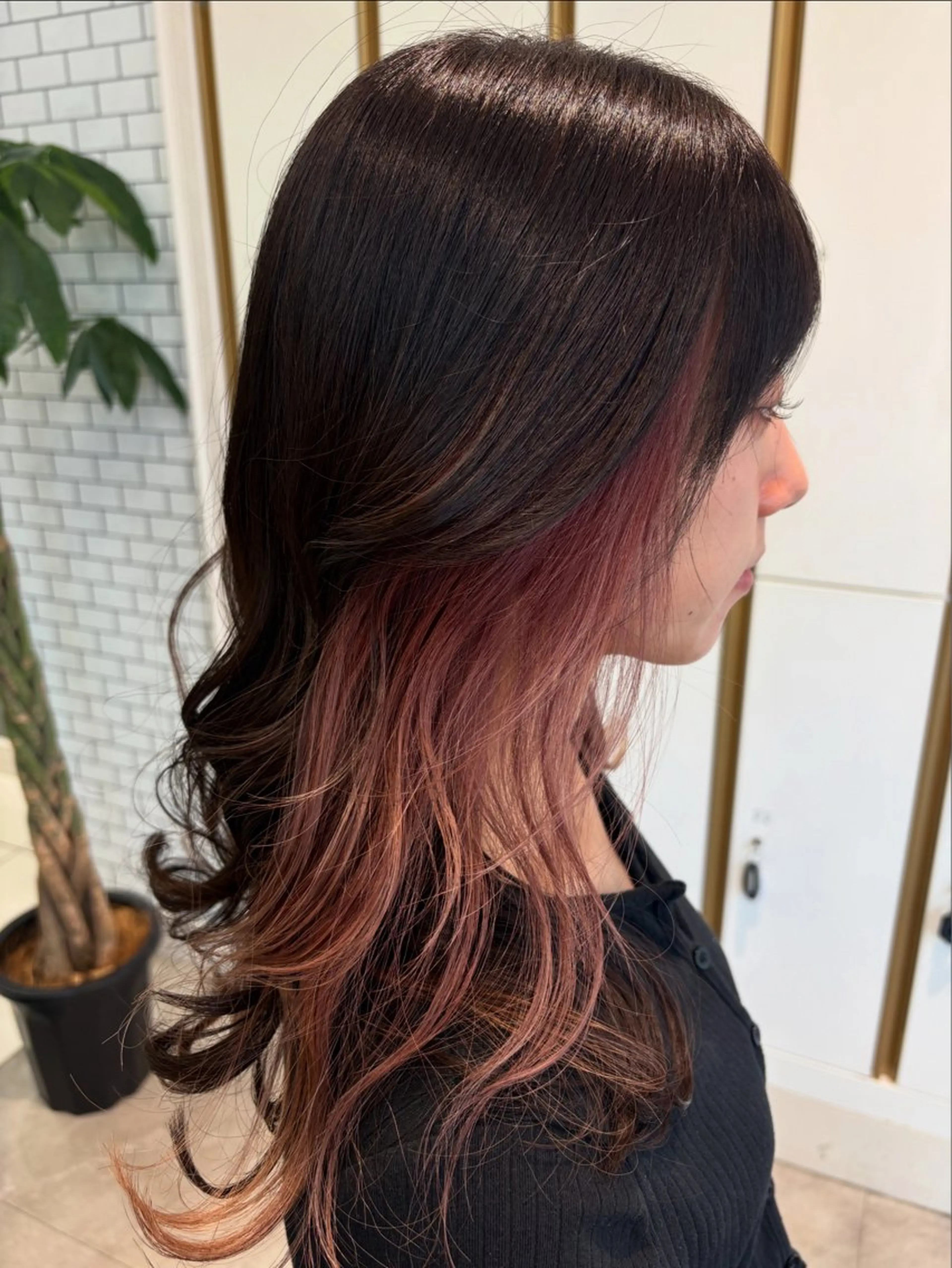 ロング ヘアカラー インナーカラー/ ブリーチ/ことねのヘアスタイル