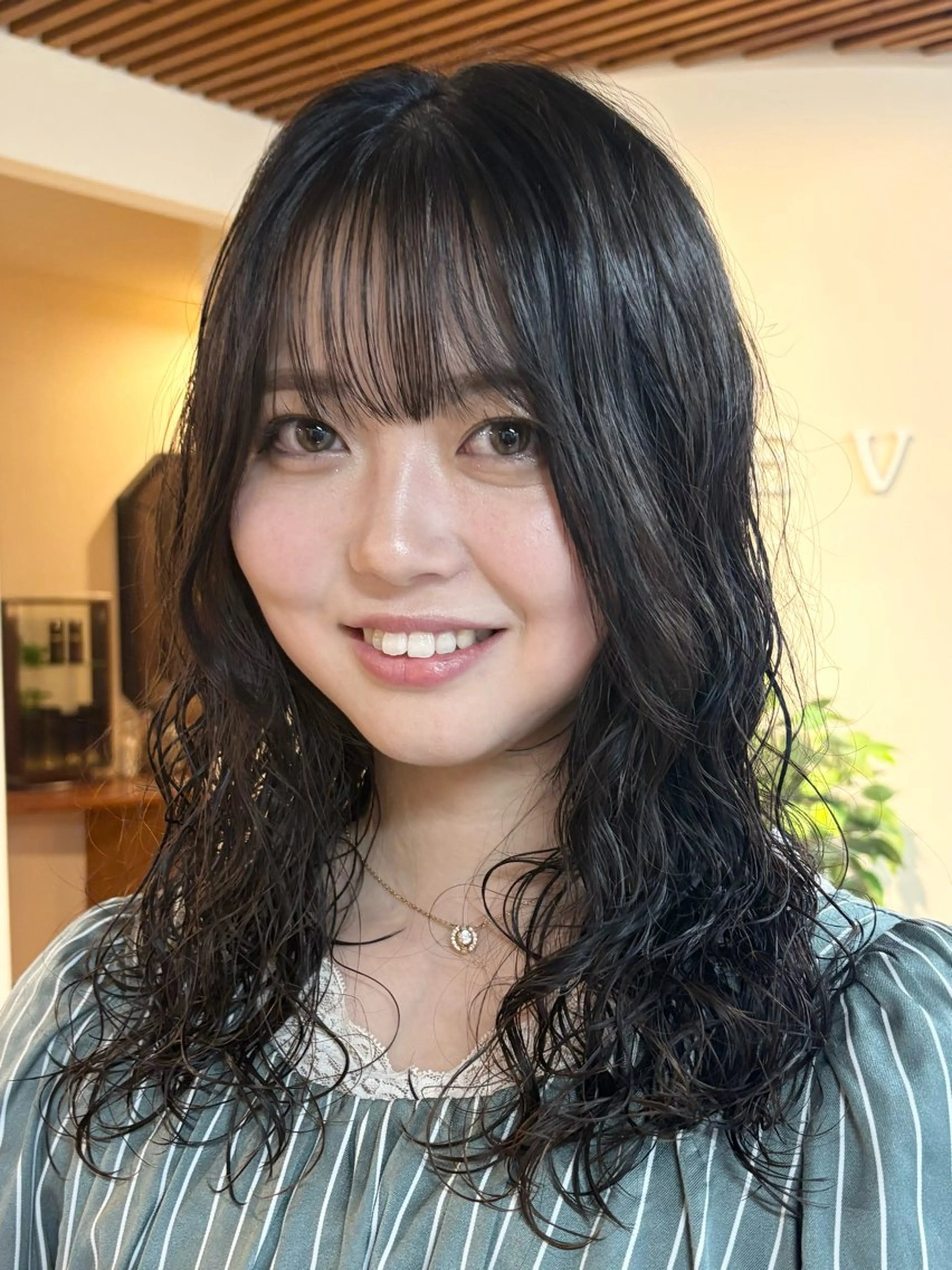 セミロング セミロングパーマ 宮本 いぶきのヘアスタイル