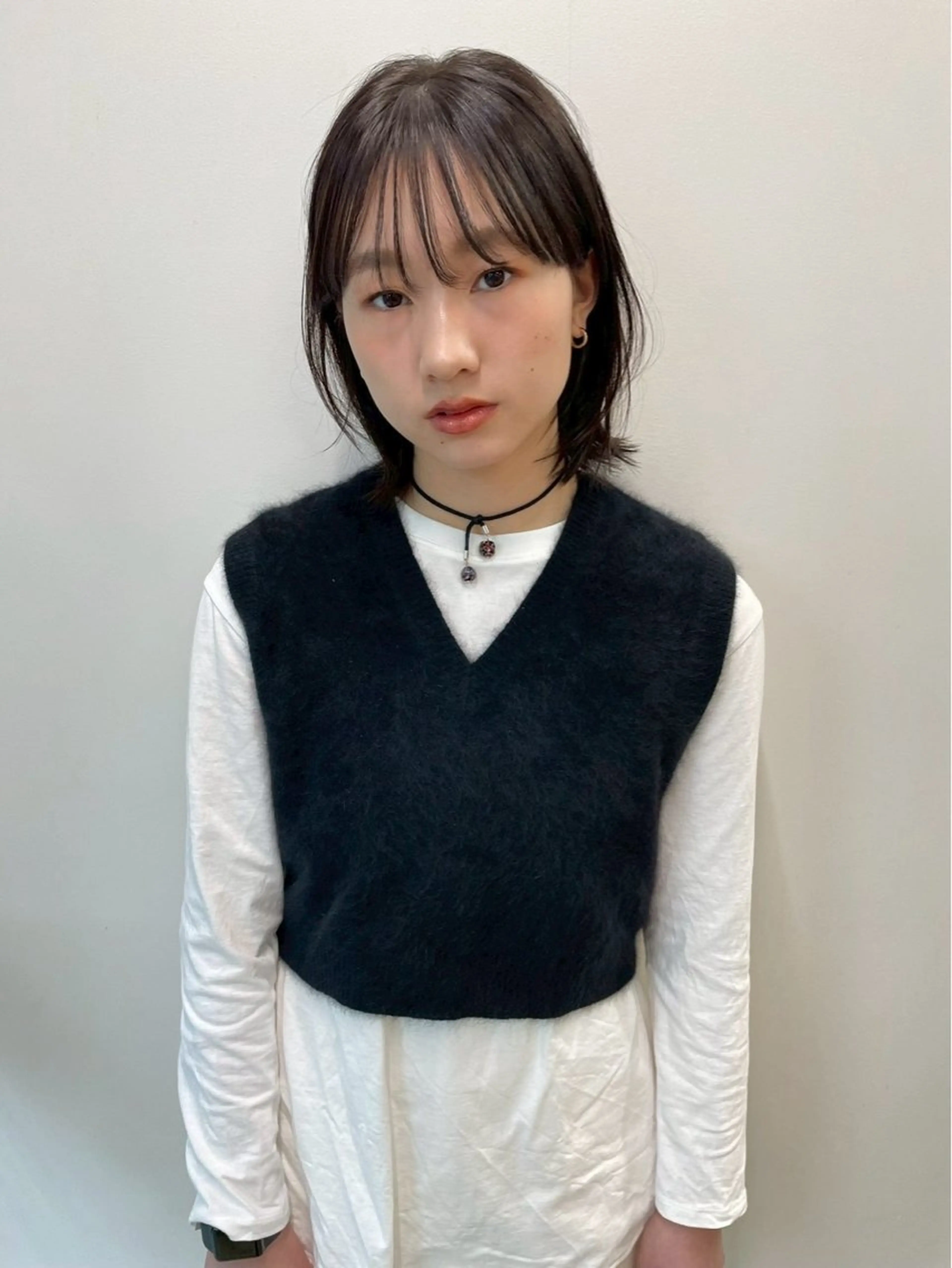 カラー miku/天神 艶カラーのヘアスタイル