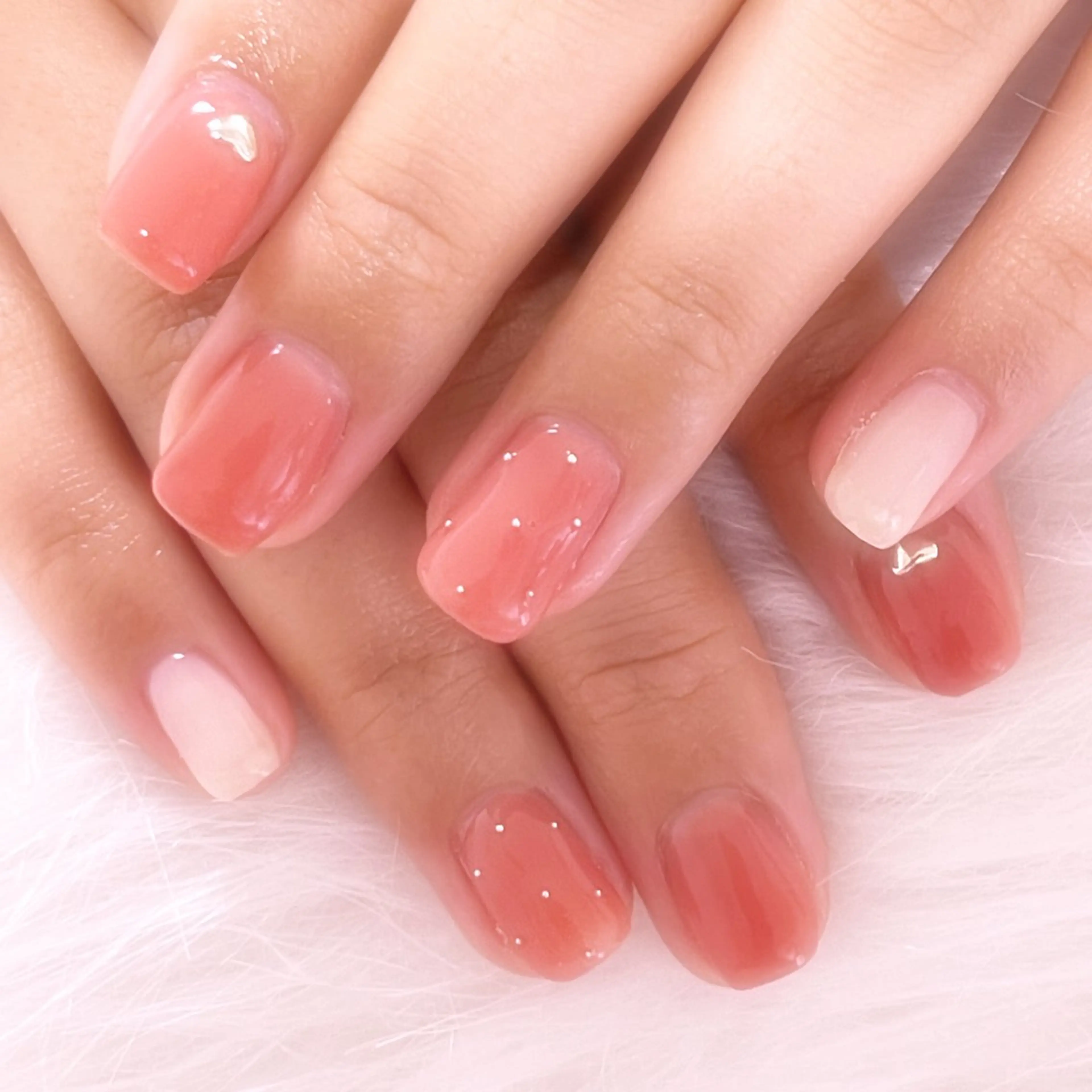 ネイル 長さ出し フットネイル ジェルネイル マグネットネイル ハンドネイル 梅島の ネイル屋さんのネイルデザイン