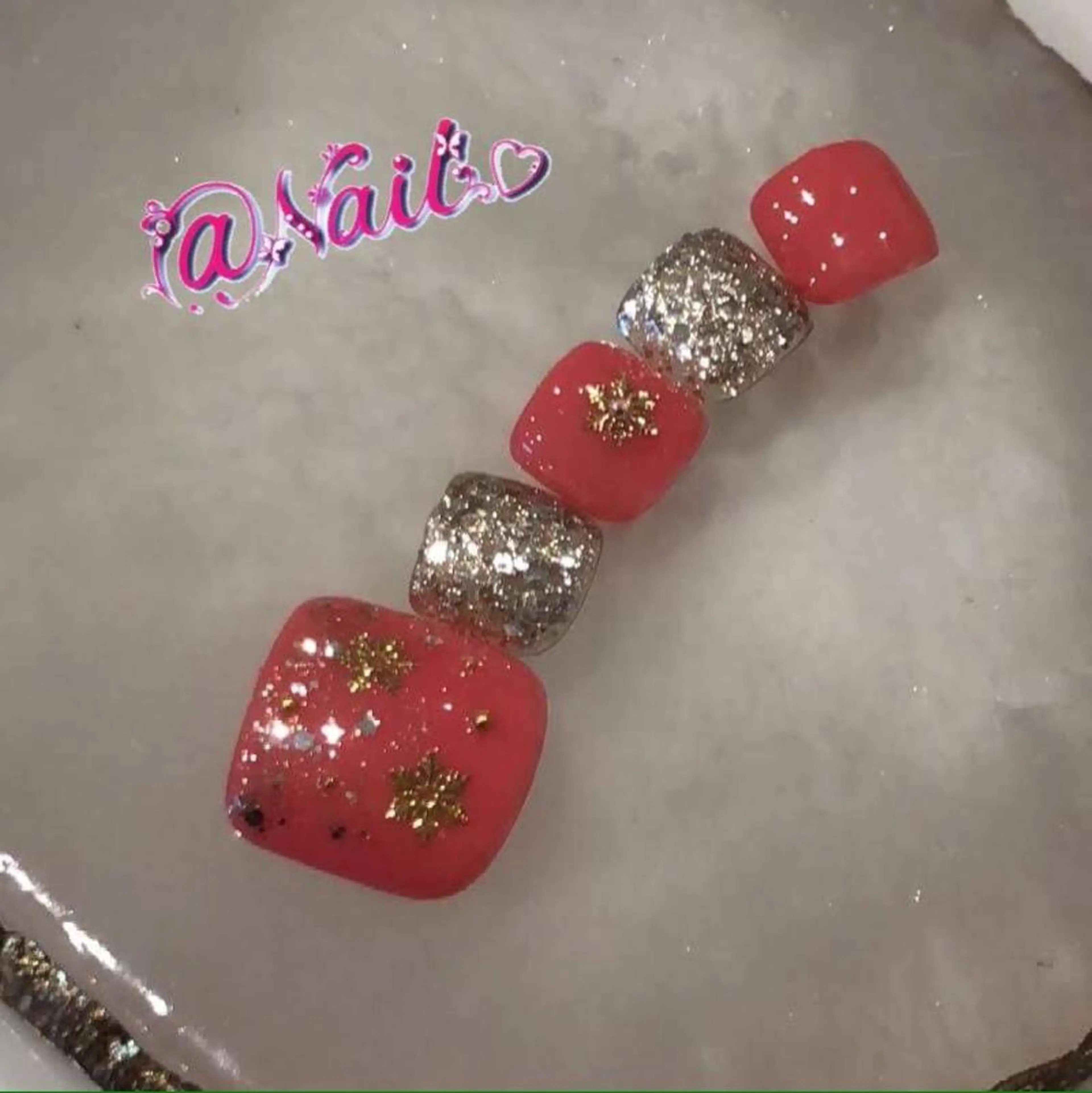 ネイル ネイルチップ 小尾 栞のネイルデザイン