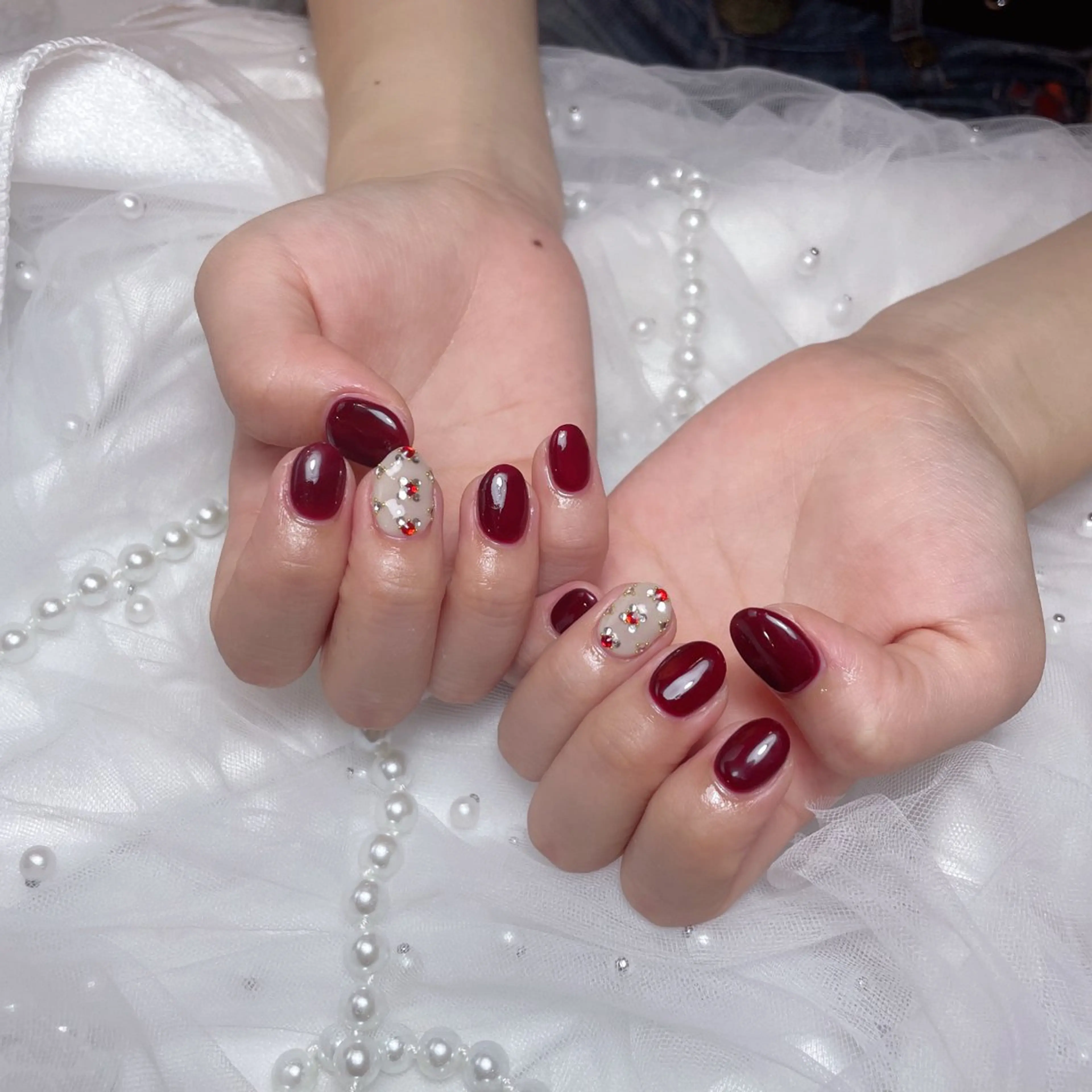 ネイル フットネイル フレンチネイル ジェルネイル ガーリー グラデーション D.d Nail Moeのネイルデザイン