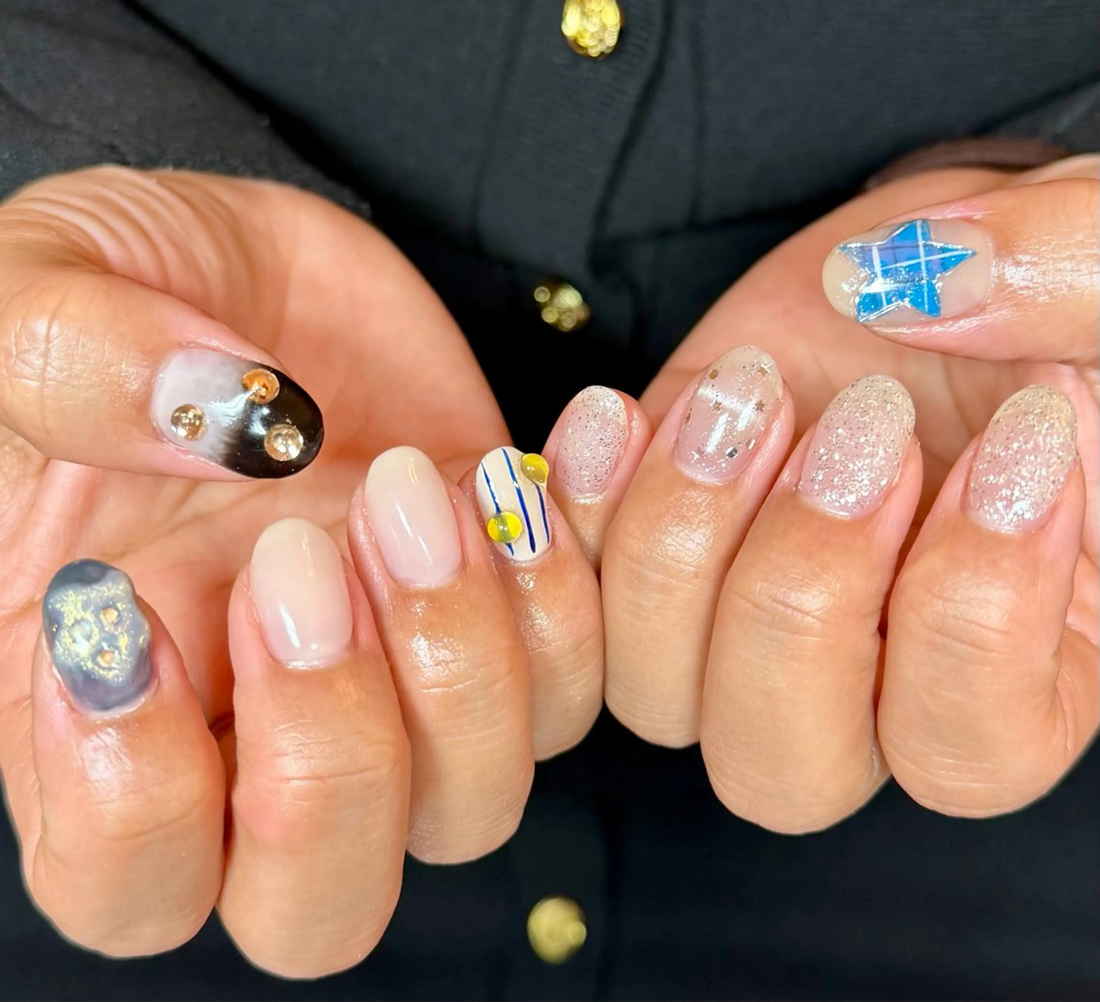 ネイル ニュアンスネイル ハンドネイル HazeGrass NAILのネイルデザイン