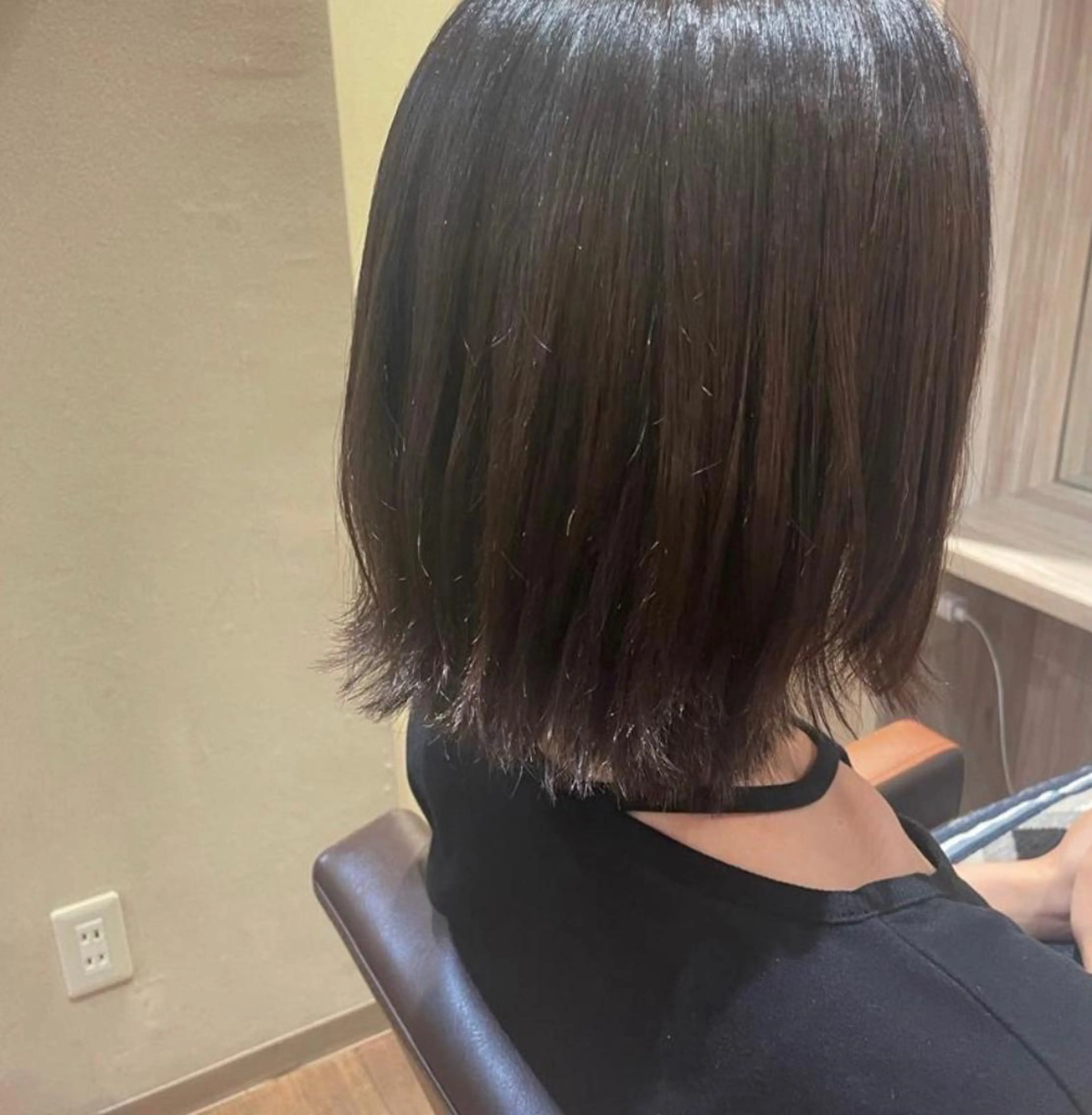 ミディアム カラー ヘアアレンジ 櫻井 音和のヘアスタイル