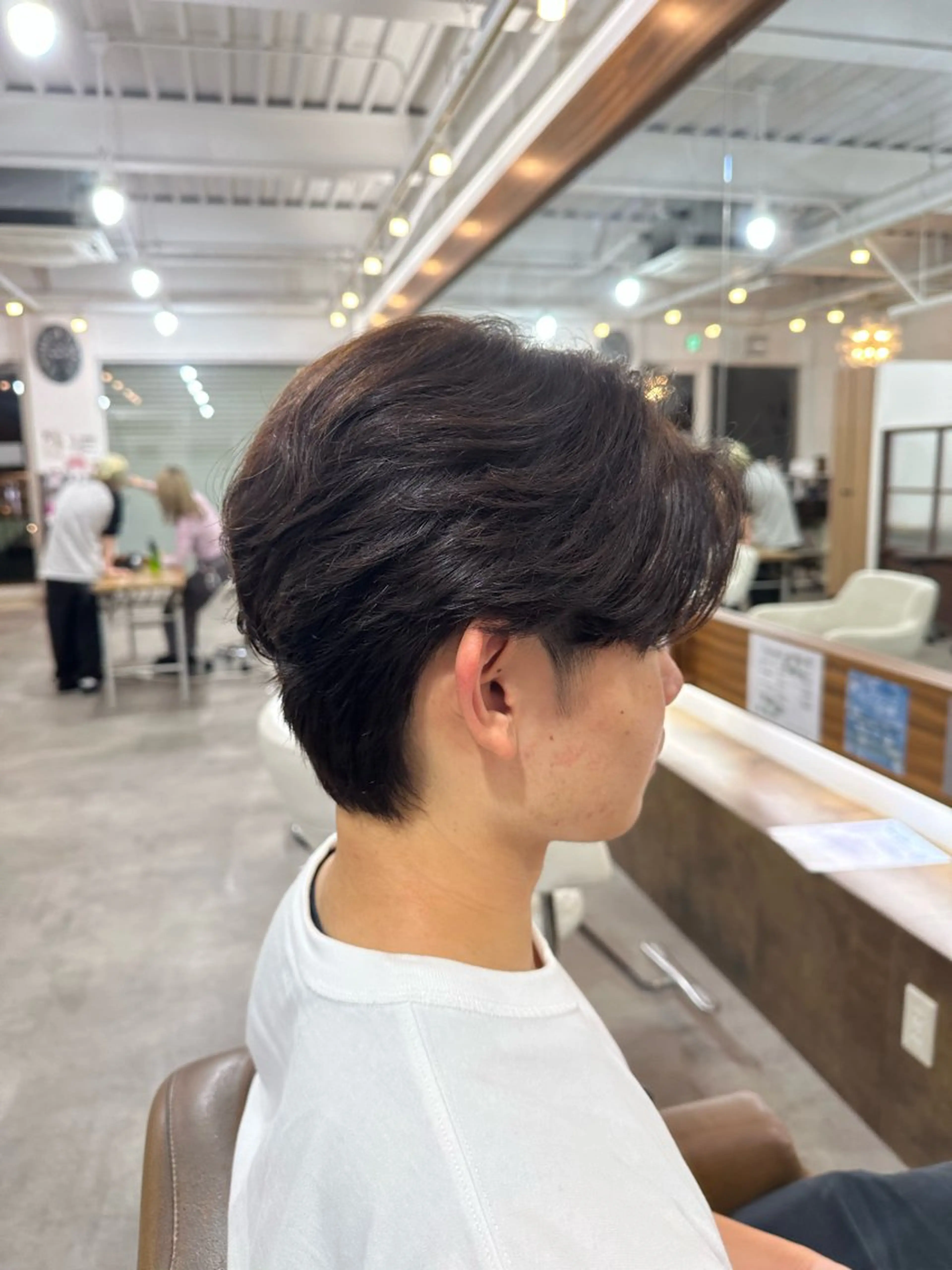 パーマ ニュアンスパーマ カット パーマ 我満 宏映のヘアスタイル