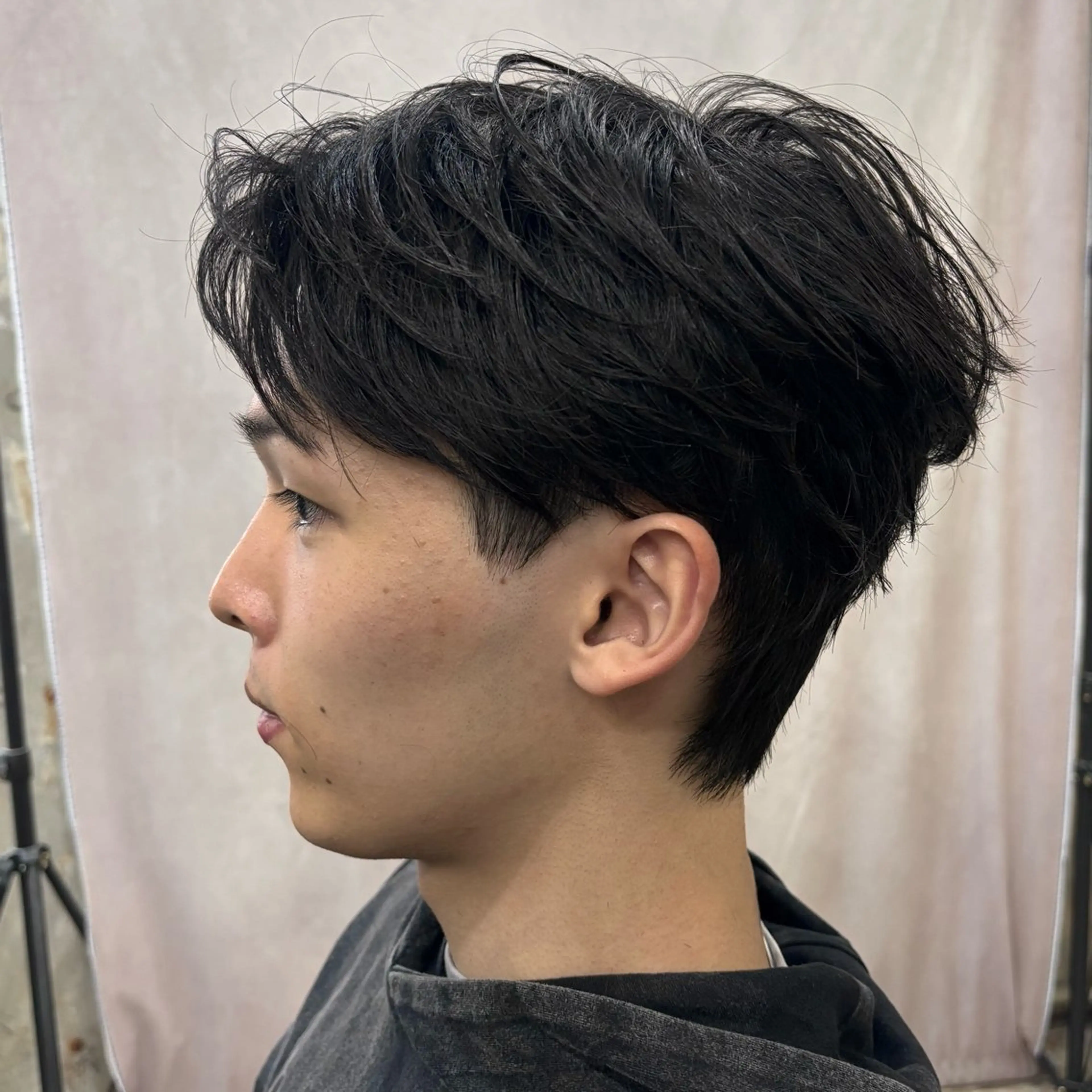 ショート メンズ カット パーマ RACCOON.TOKYO 渋谷店所属・メンズカット特化🐺 ウルフ[店長]置塩祥のヘアスタイル