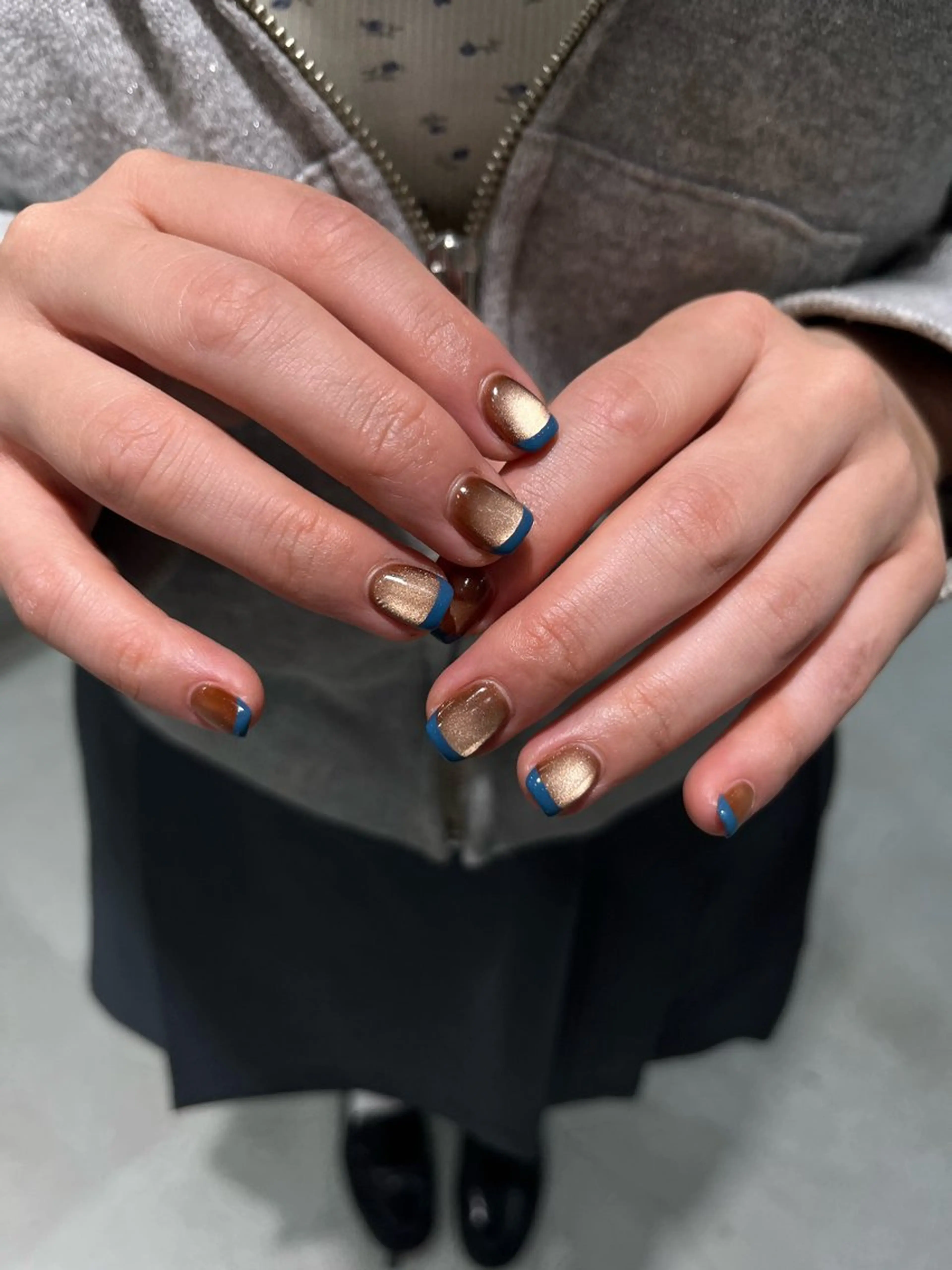 ネイル フレンチネイル Hi,nail mahoのネイルデザイン