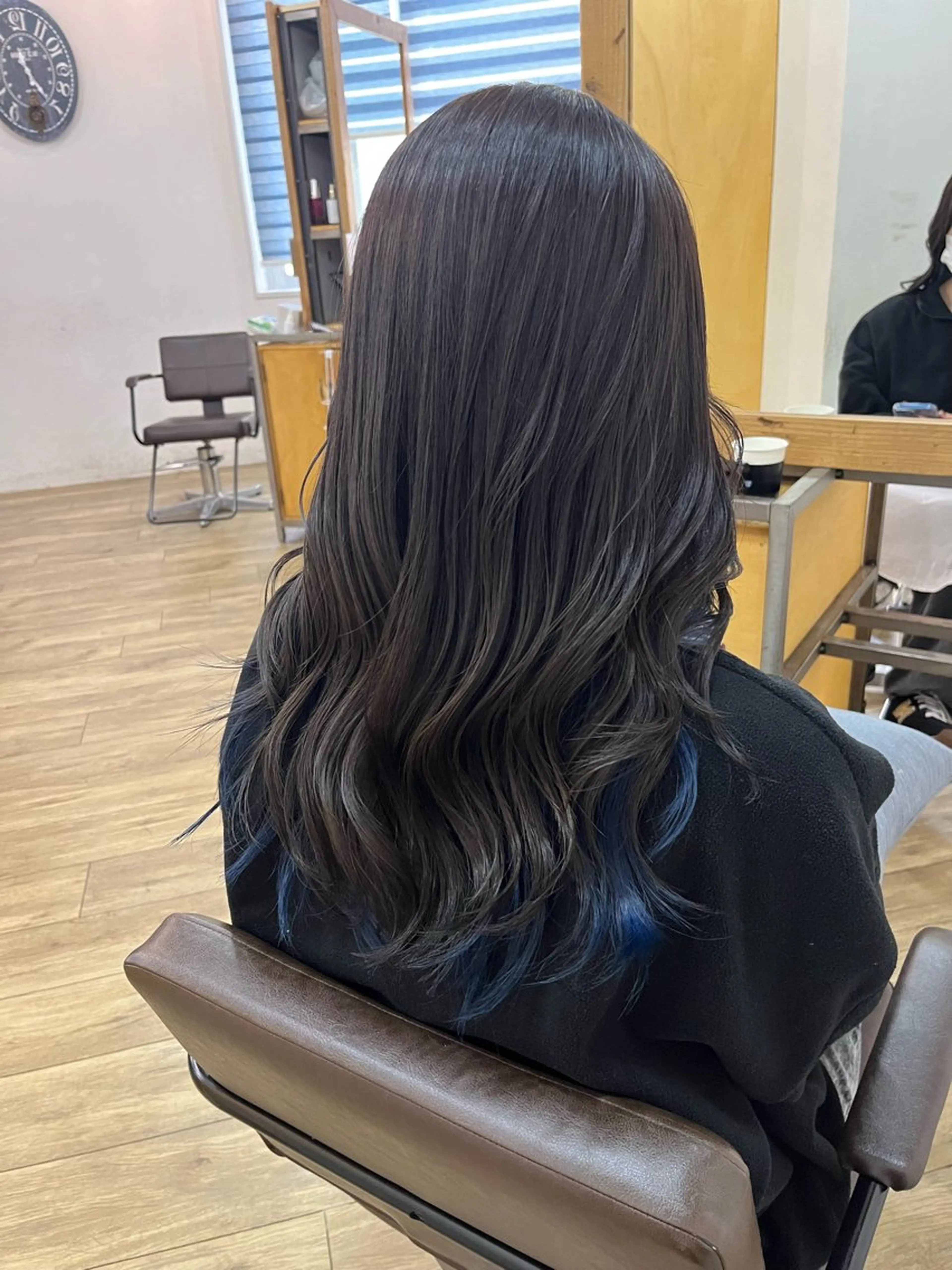 セミロング カラー カット ヘアカラー トリートメント 似合わせ/ブリーチ/ 髪質改善/ミクෆ‪のヘアスタイル